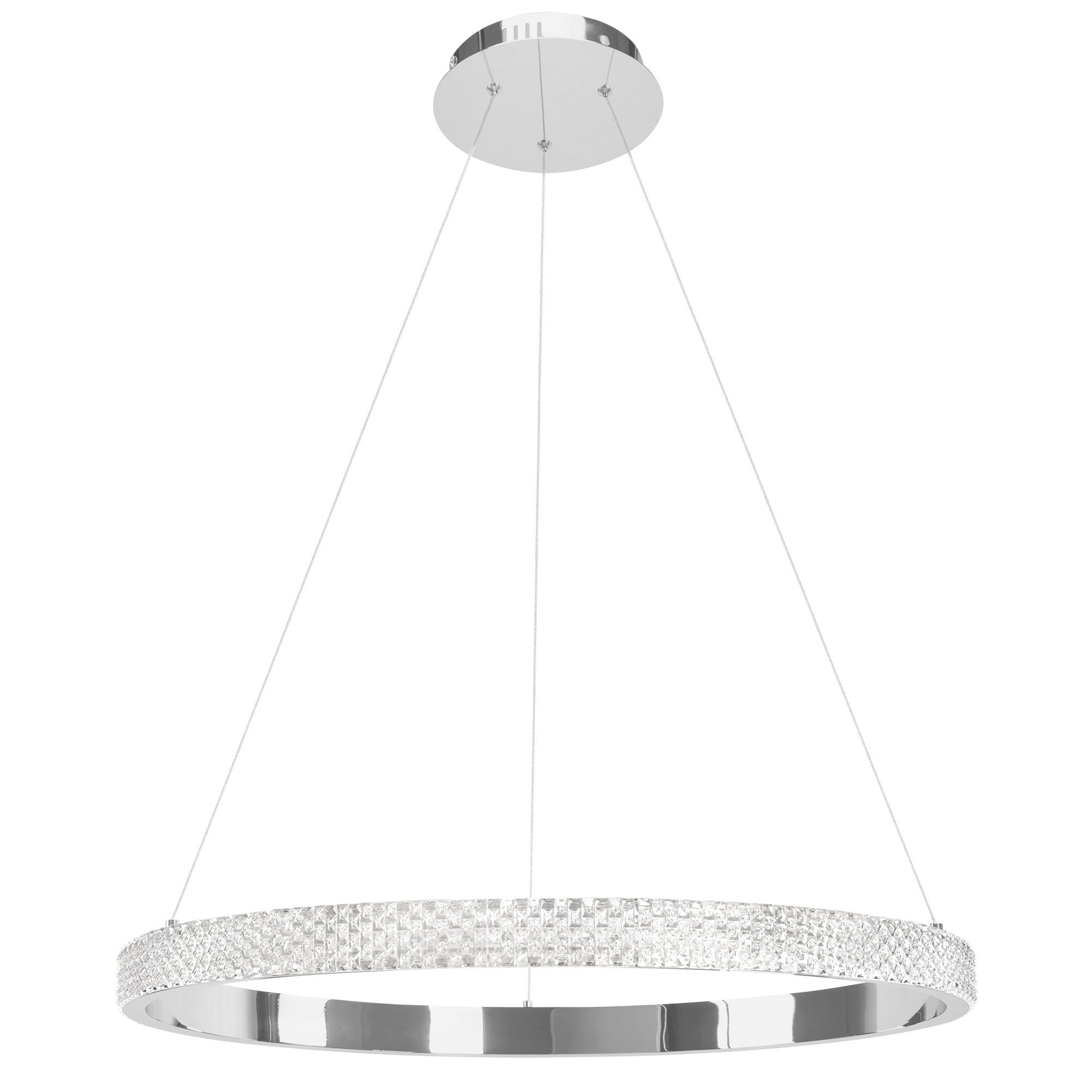 TOOLIGHT hængende loftlampe LED APP1511-CP Krom 61x61x45cm