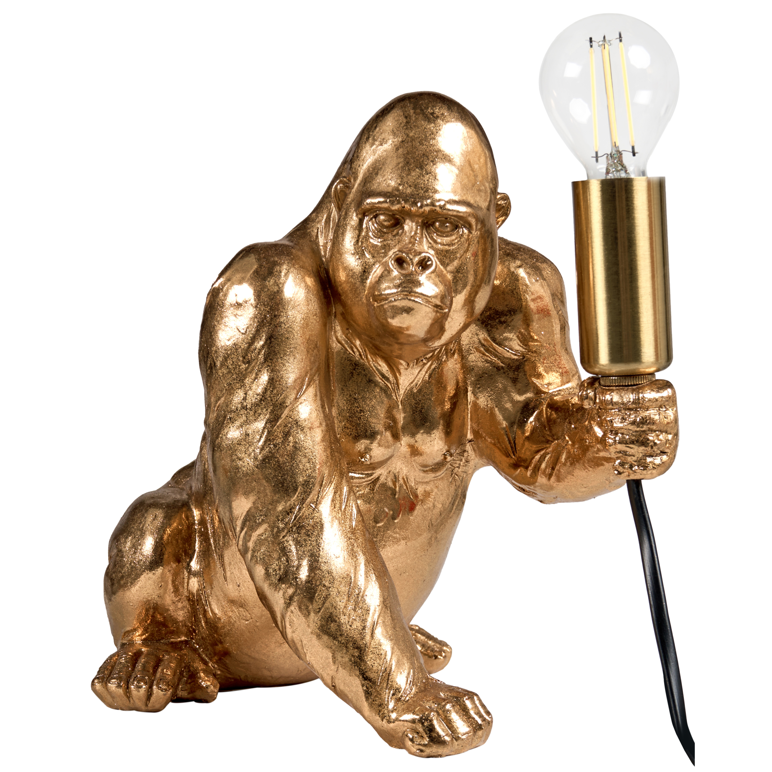 Bordlampe Gorilla HARAMBE Guld