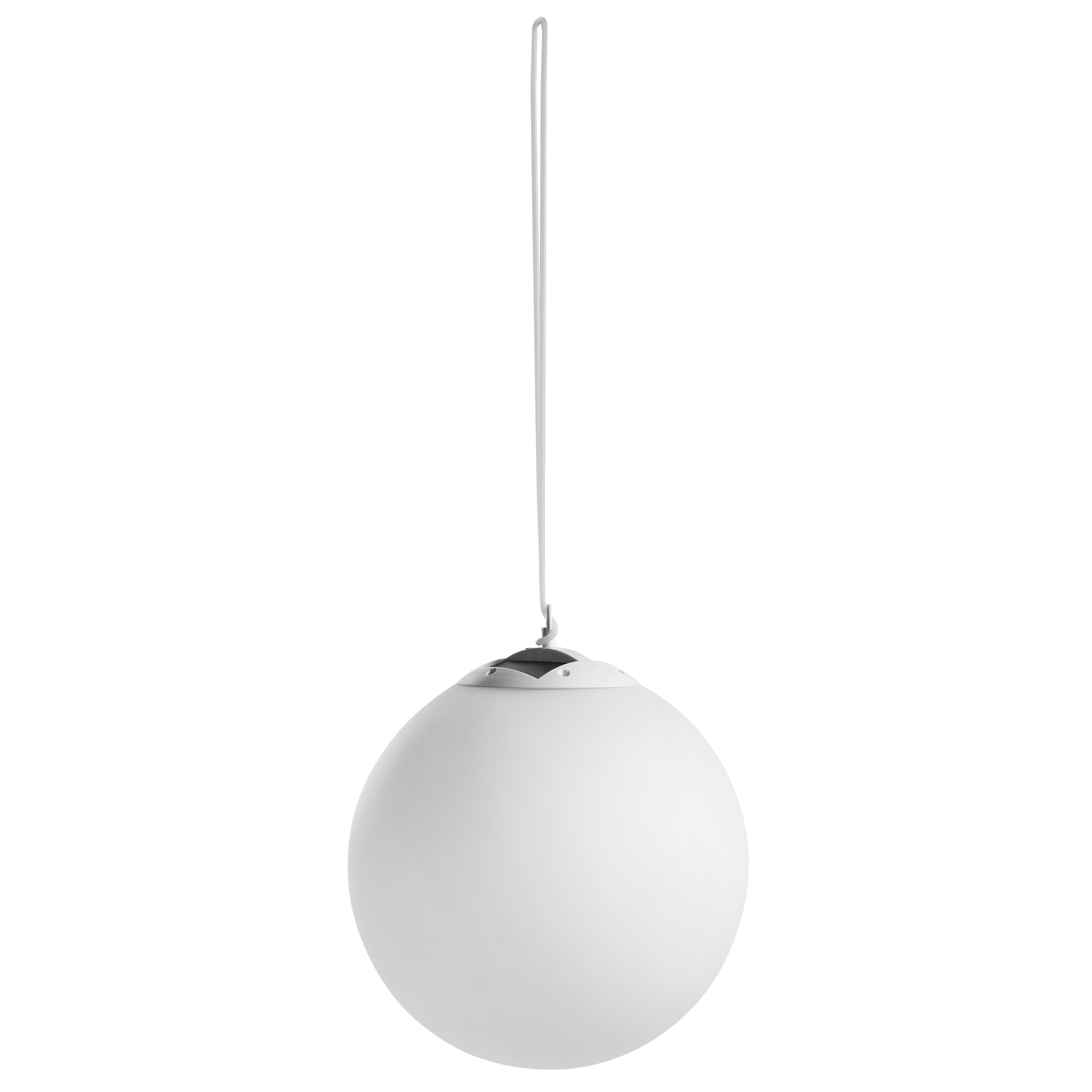 Udendørs LED-pendel med solcelle BOSLEY Hvid