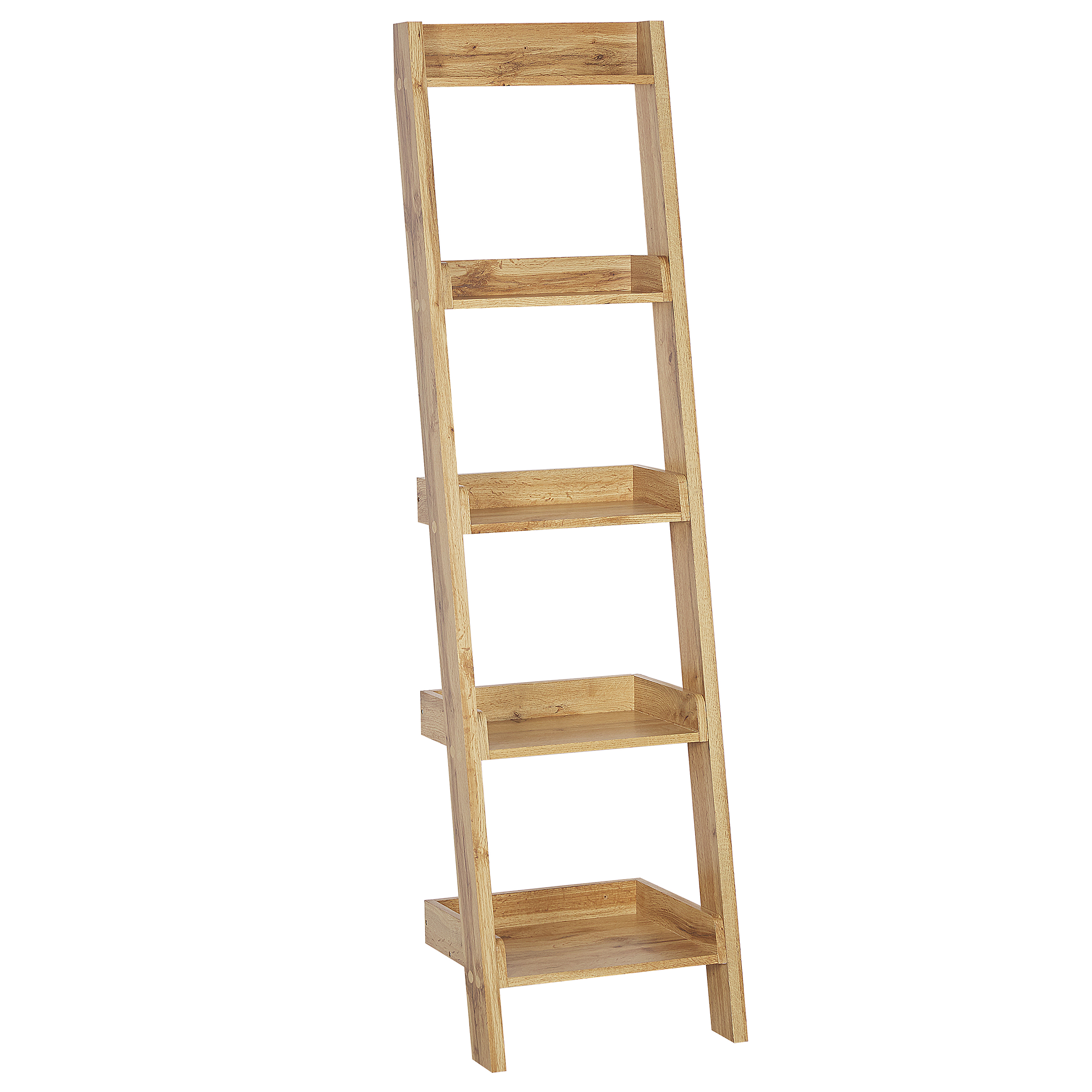 5-etagers reol MOBILE DUO 169 cm Lysebrun