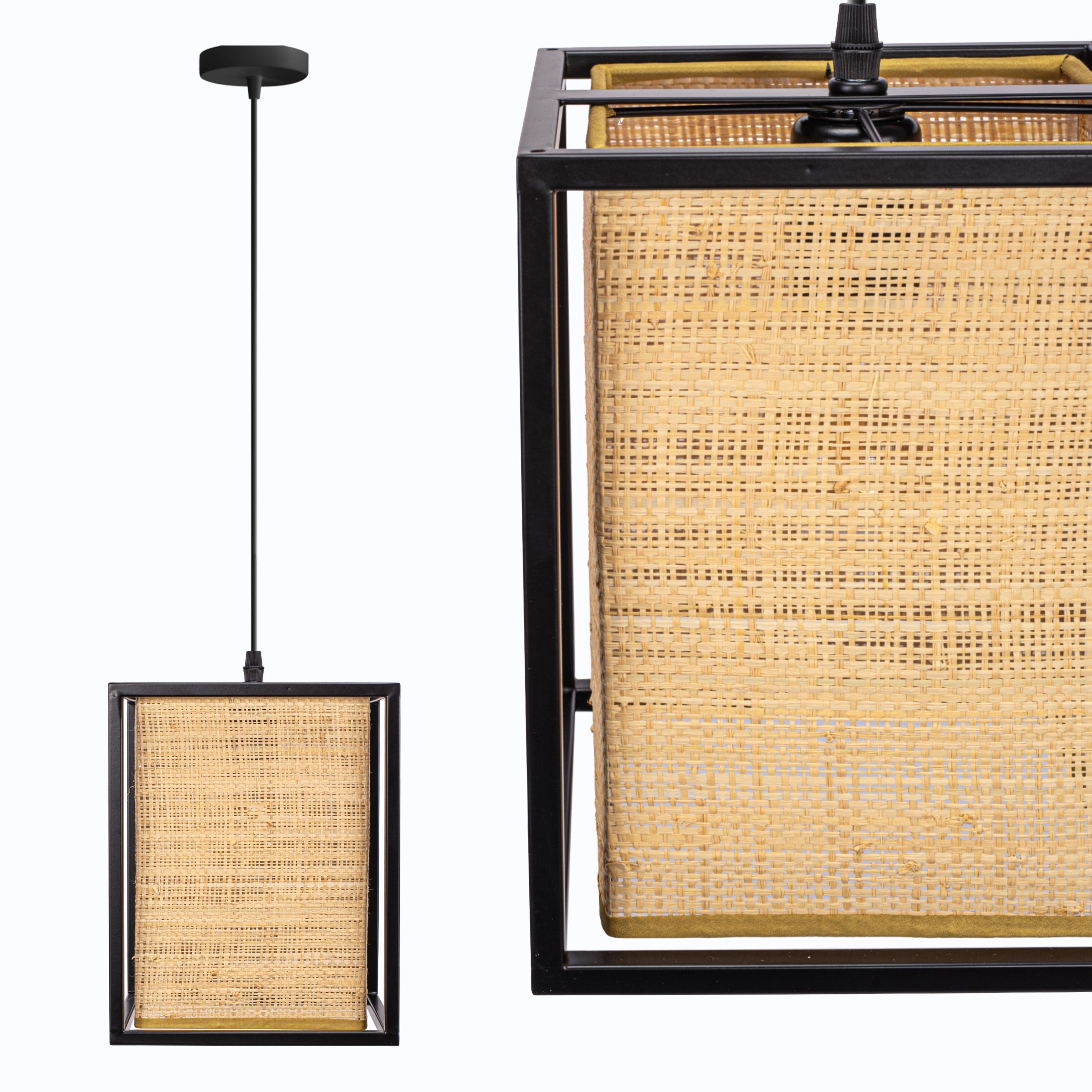 TOOLIGHT hængende loftlampe APP1285-1CP Brun 25x20x25cm