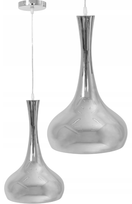 Toolight Pendellampe APP281-1CP Krom 30,5x18x80cm