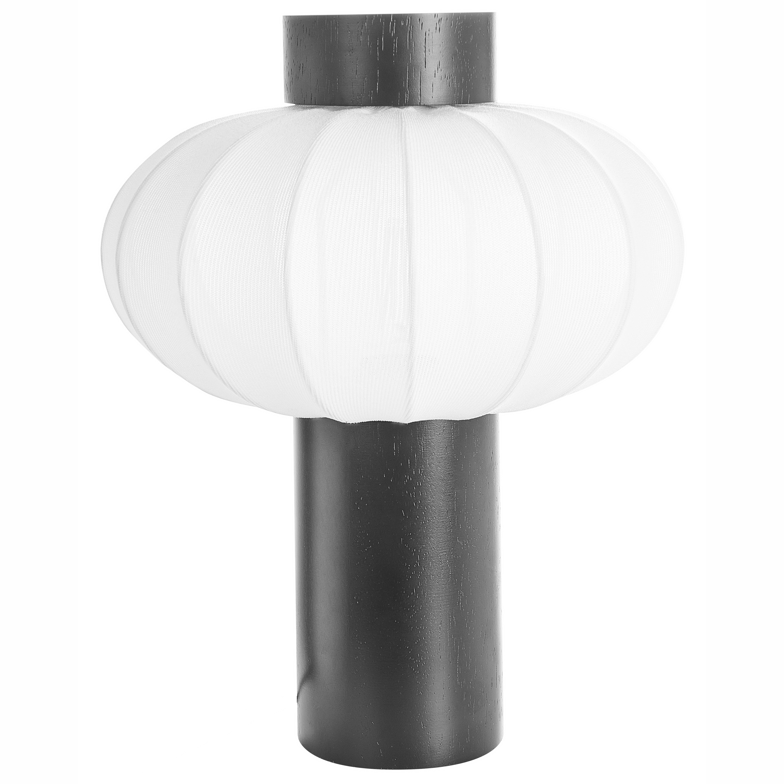 Bordlampe ABENS Træ Sort
