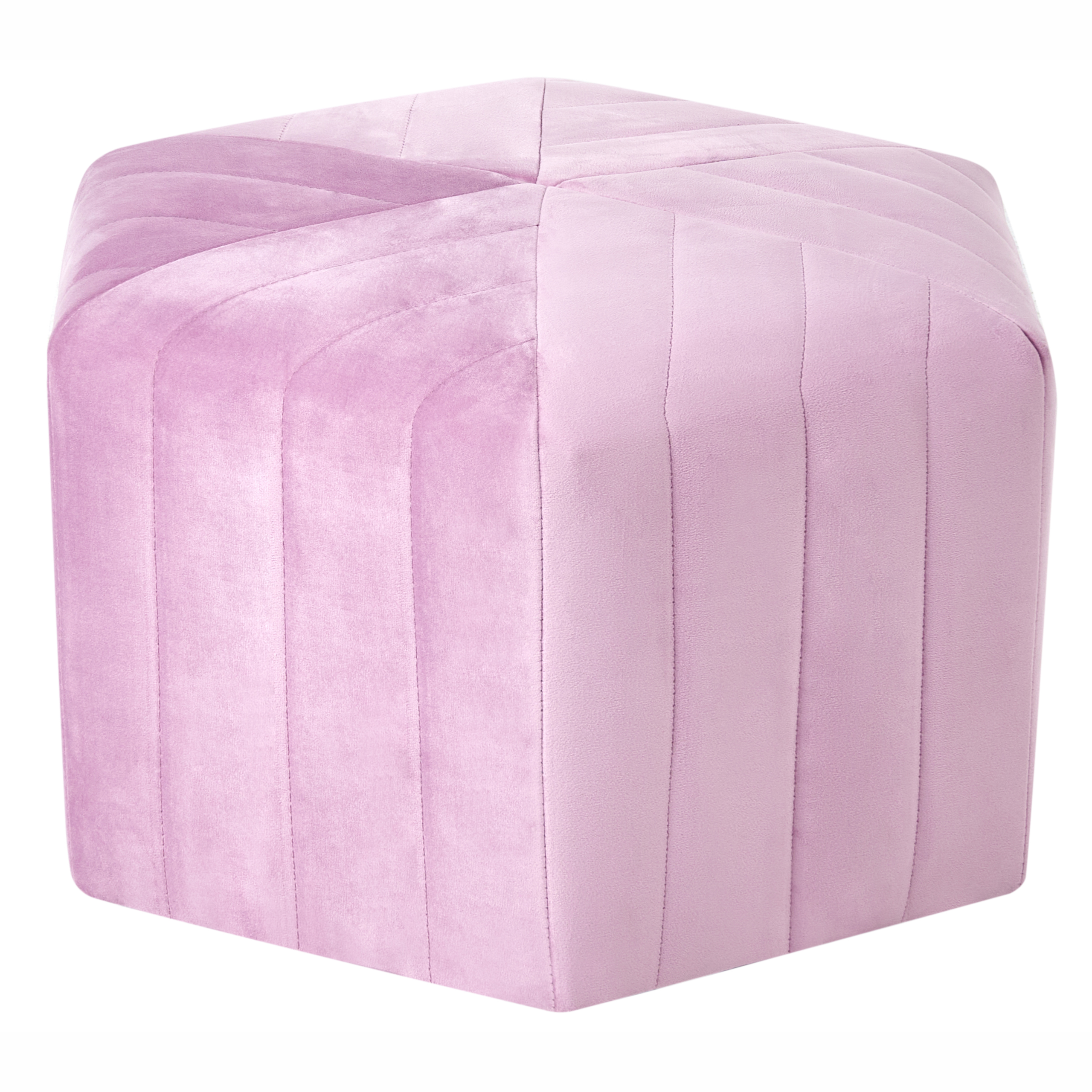 Puf MURIETTA Velour Lysviolet