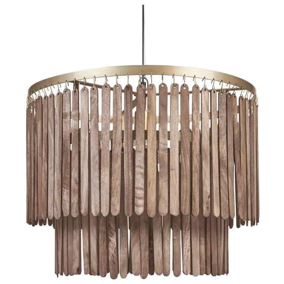 Loftlampe KAVERI Mangotræ Brun