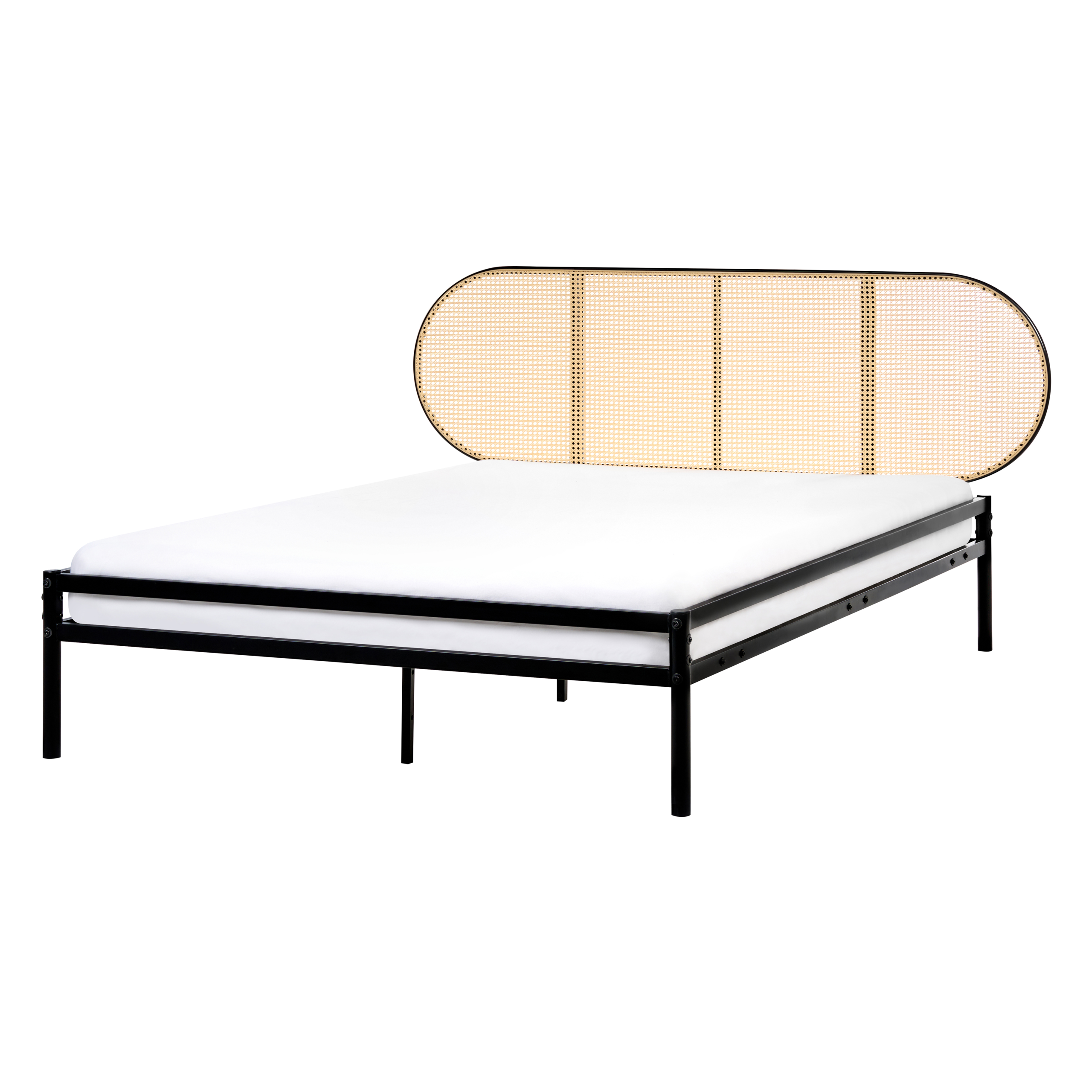 Seng PE-rattan BOULIN 140 x 200 cm Sort