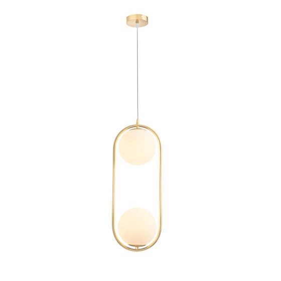 TOOLIGHT hængende loftlampe G134-2CP Guld 17,5x17,5x47cm