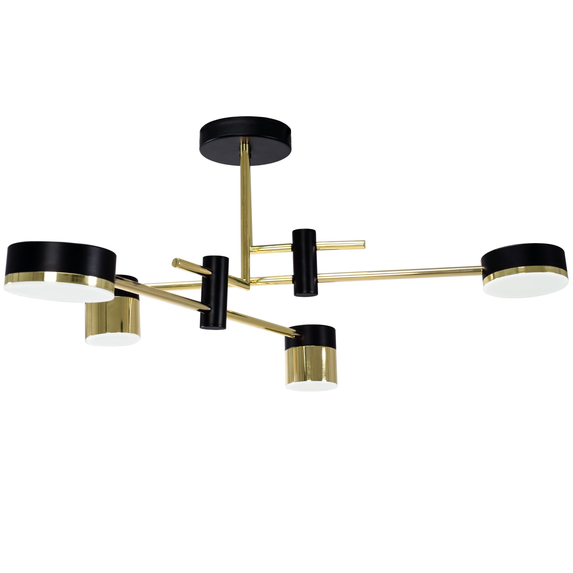 TOOLIGHT hængende loftlampe APP1001-4C LED Sort 68x12x31cm