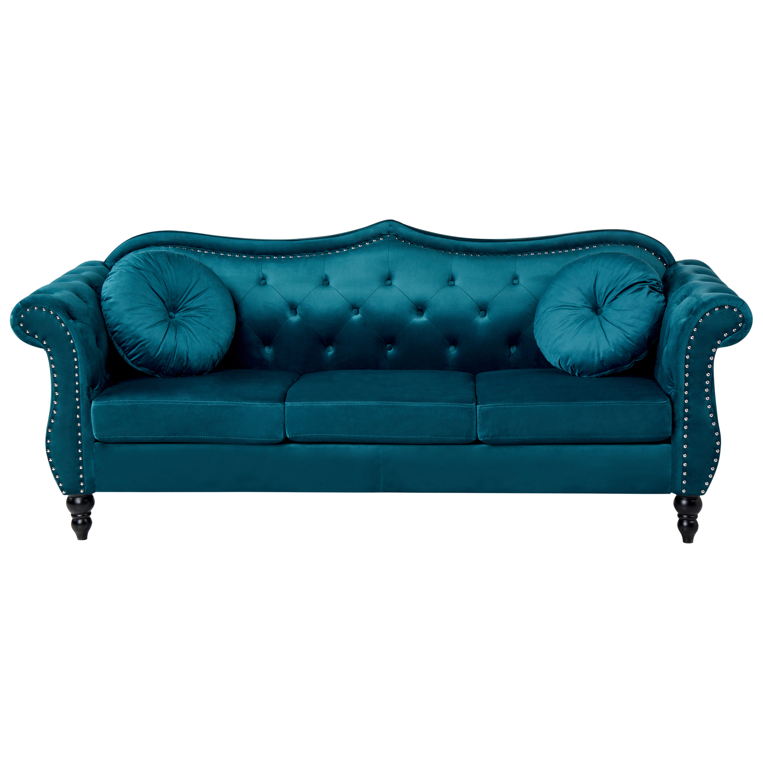 Sofa 3 personers SKIEN Velour Blågrøn
