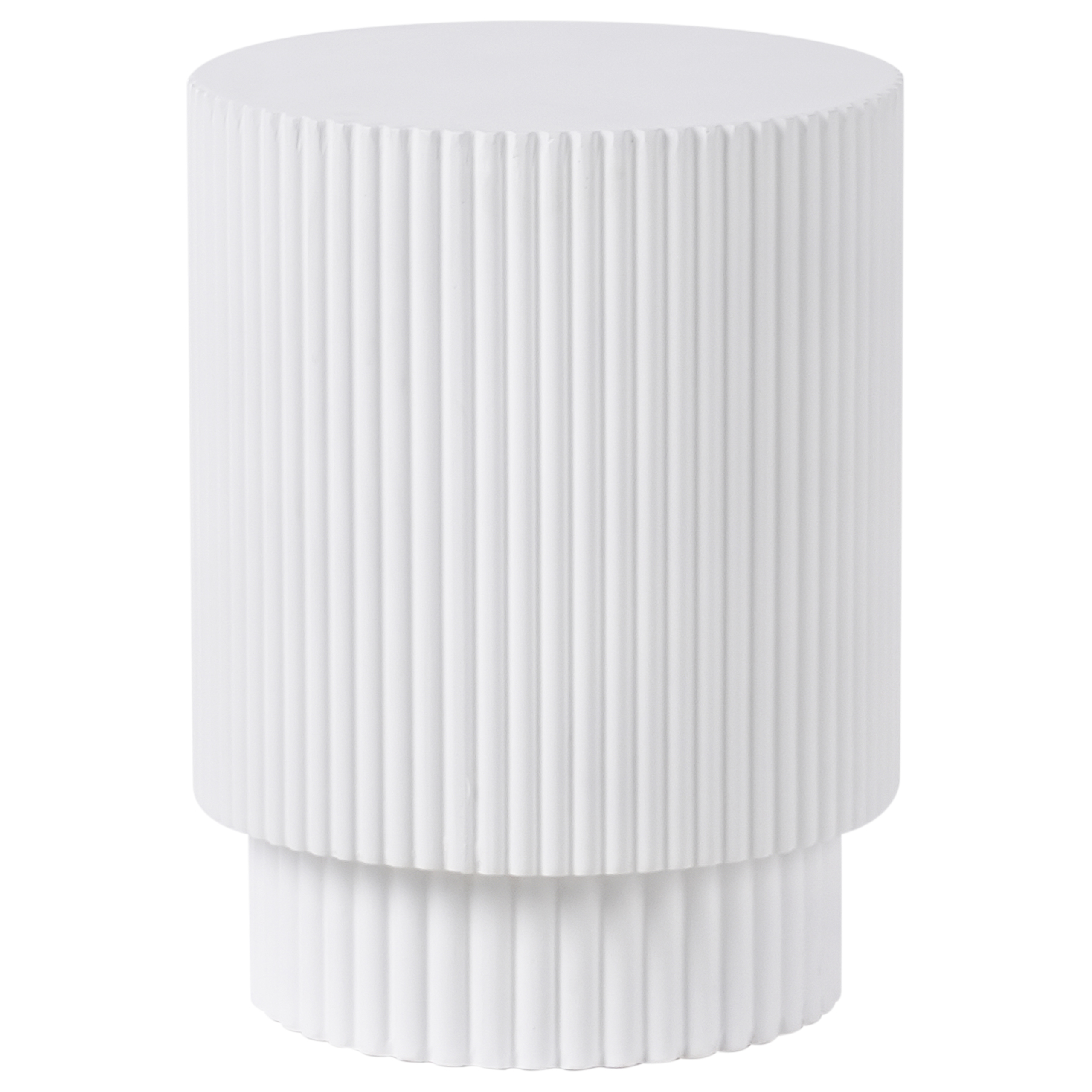Bord BICCARI 38 cm 38 cm Hvid