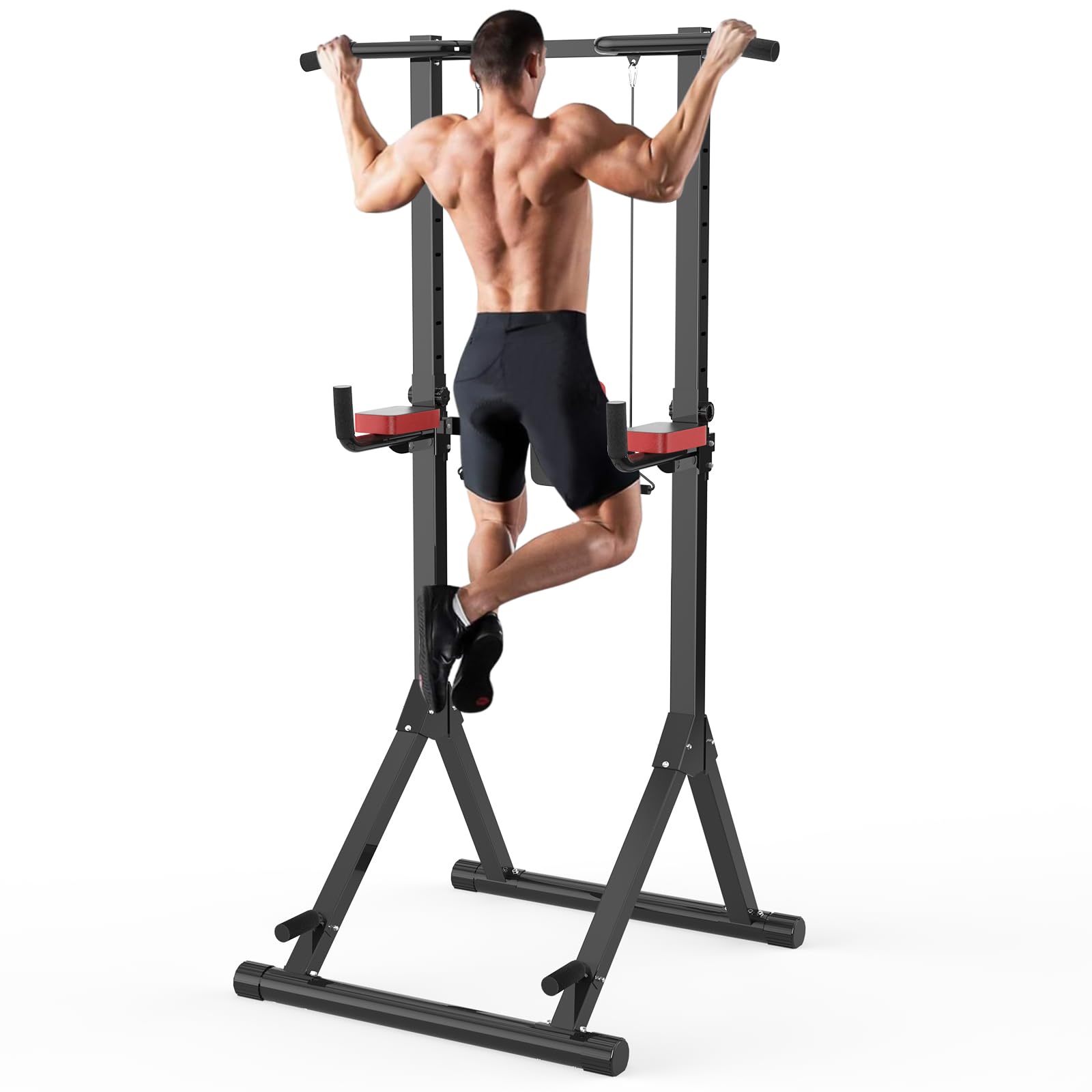 Power Tower pull up stativ 160-240 cm 150 kg kapacitet til hjemmet