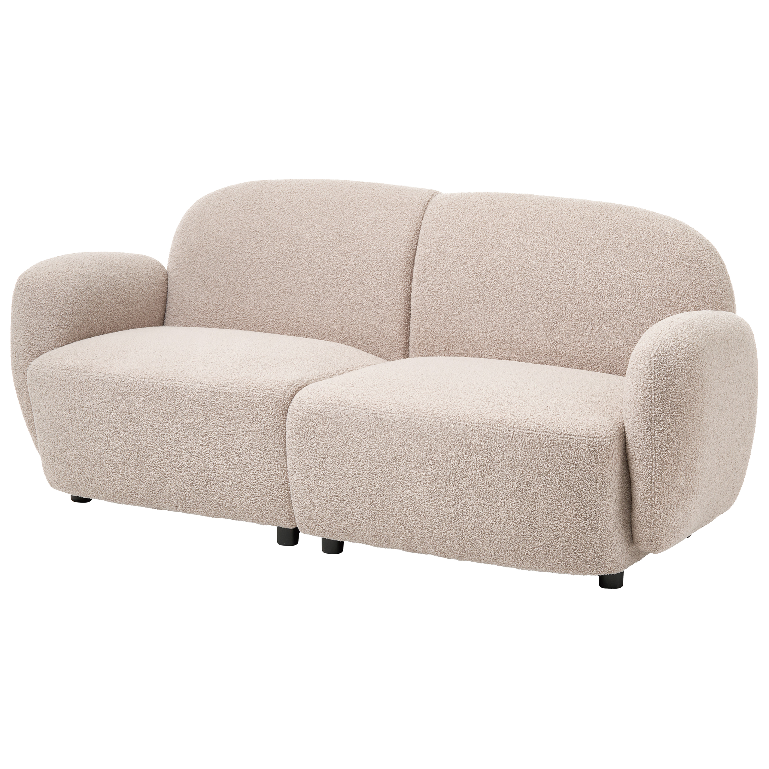 Sofa 3 personers JULE Boucle Beige