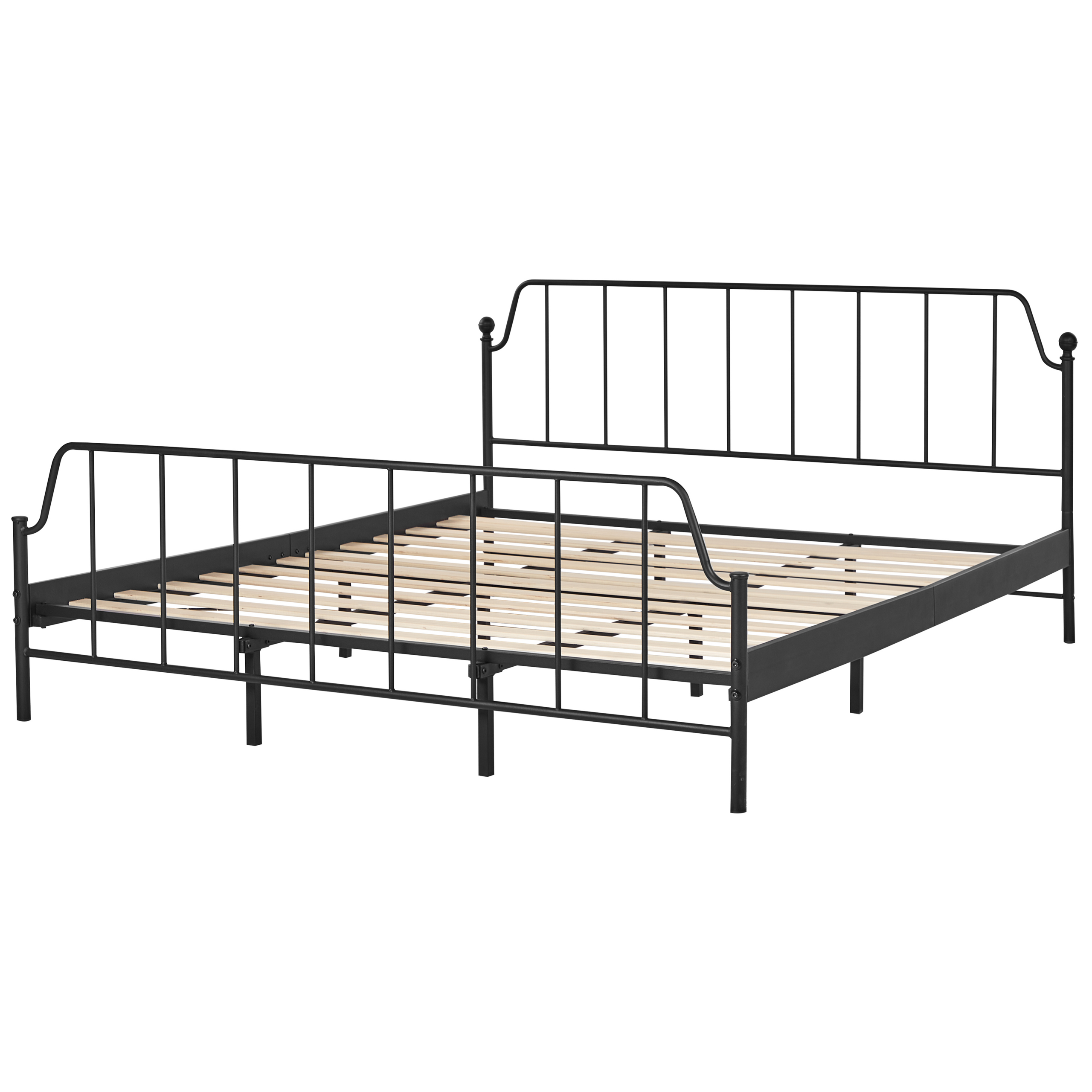 Seng Metal MAURESSAC 180 x 200 cm Sort
