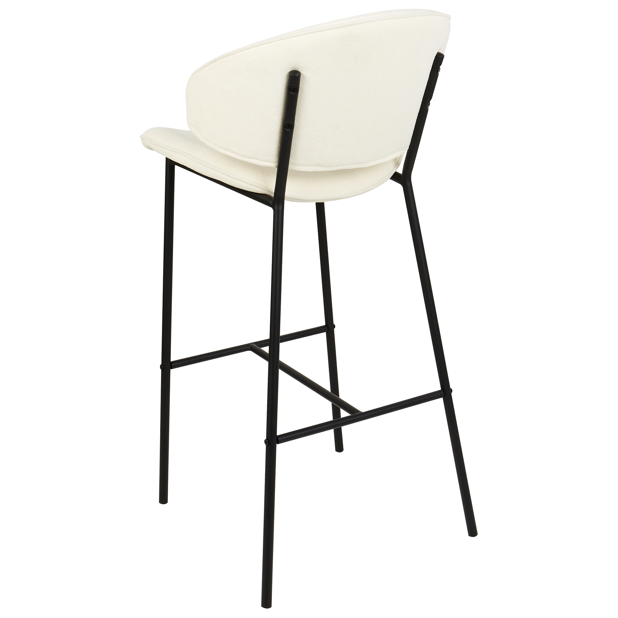 Sæt med 2 barstole KIANA Lys Beige