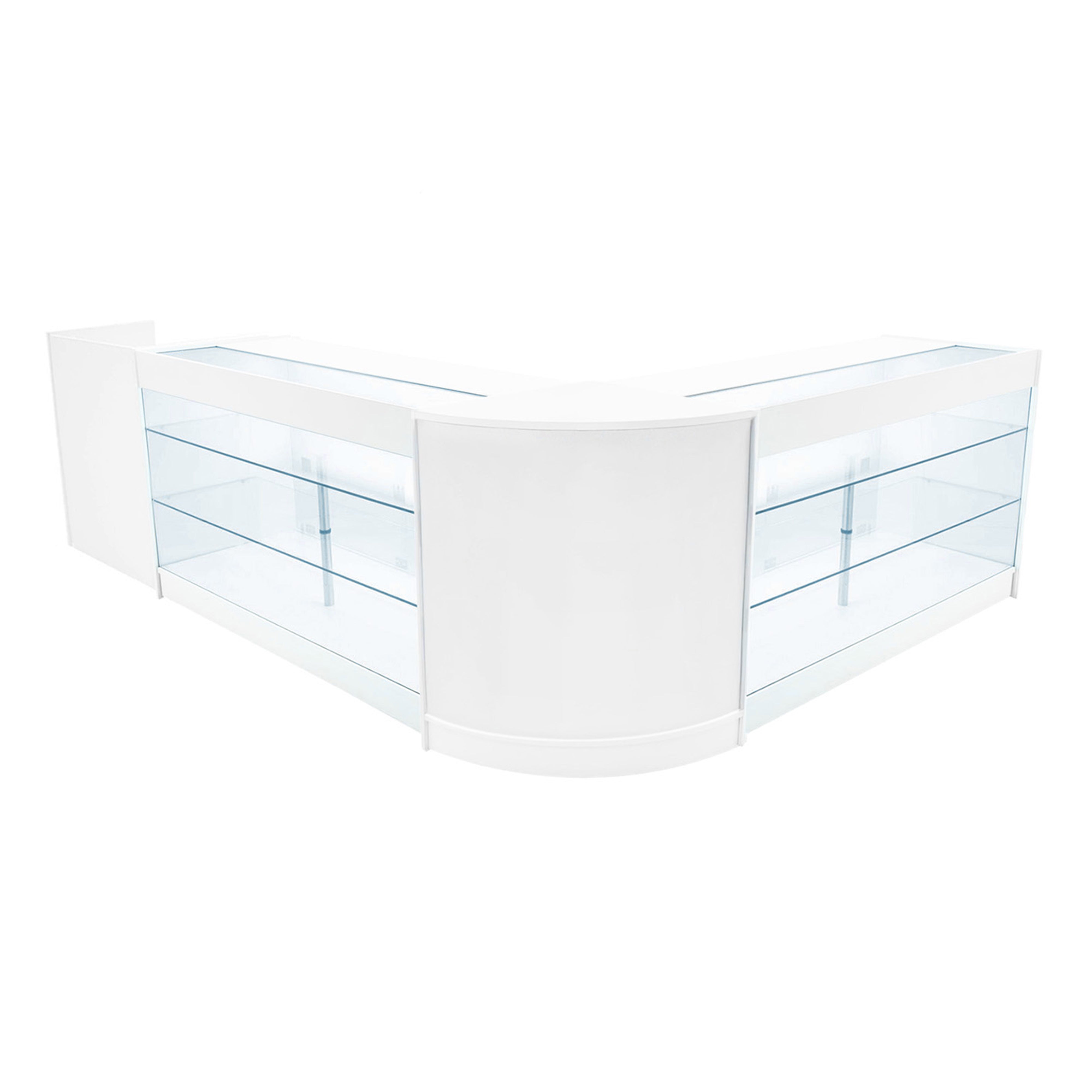 Aries LED butiksdisk CM60, TB60 og 2 x K1500 - Hvid