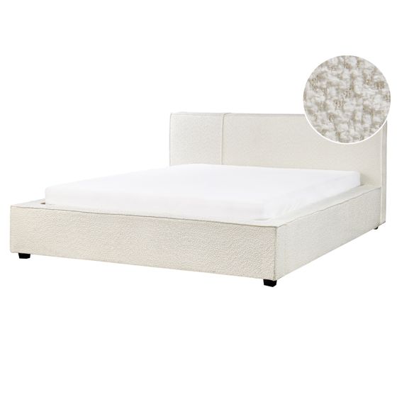 Seng Boucle MIRANDE 160 x 200 cm Cremehvid