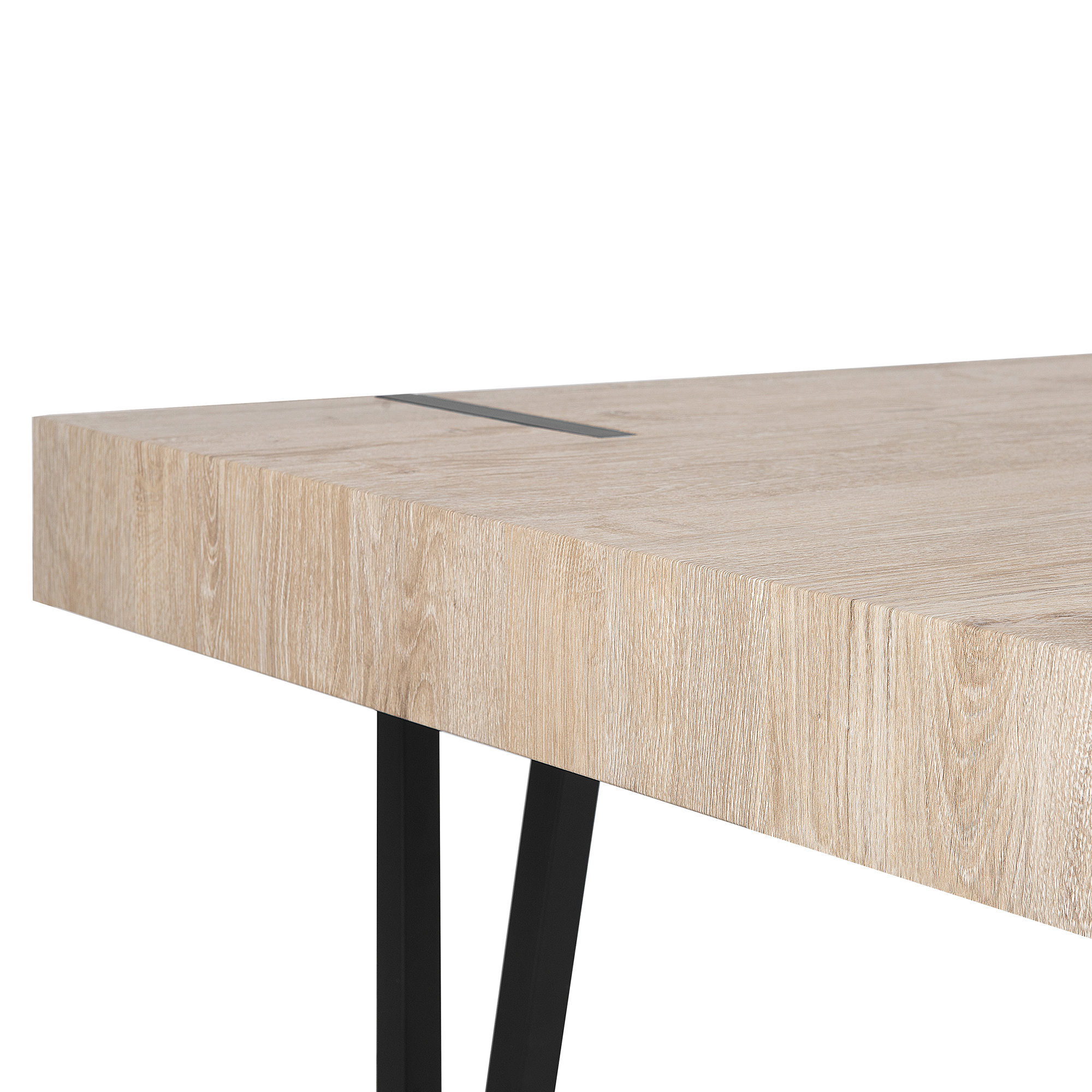 Spisebord ADENA Lysebrun 180 cm 90 cm