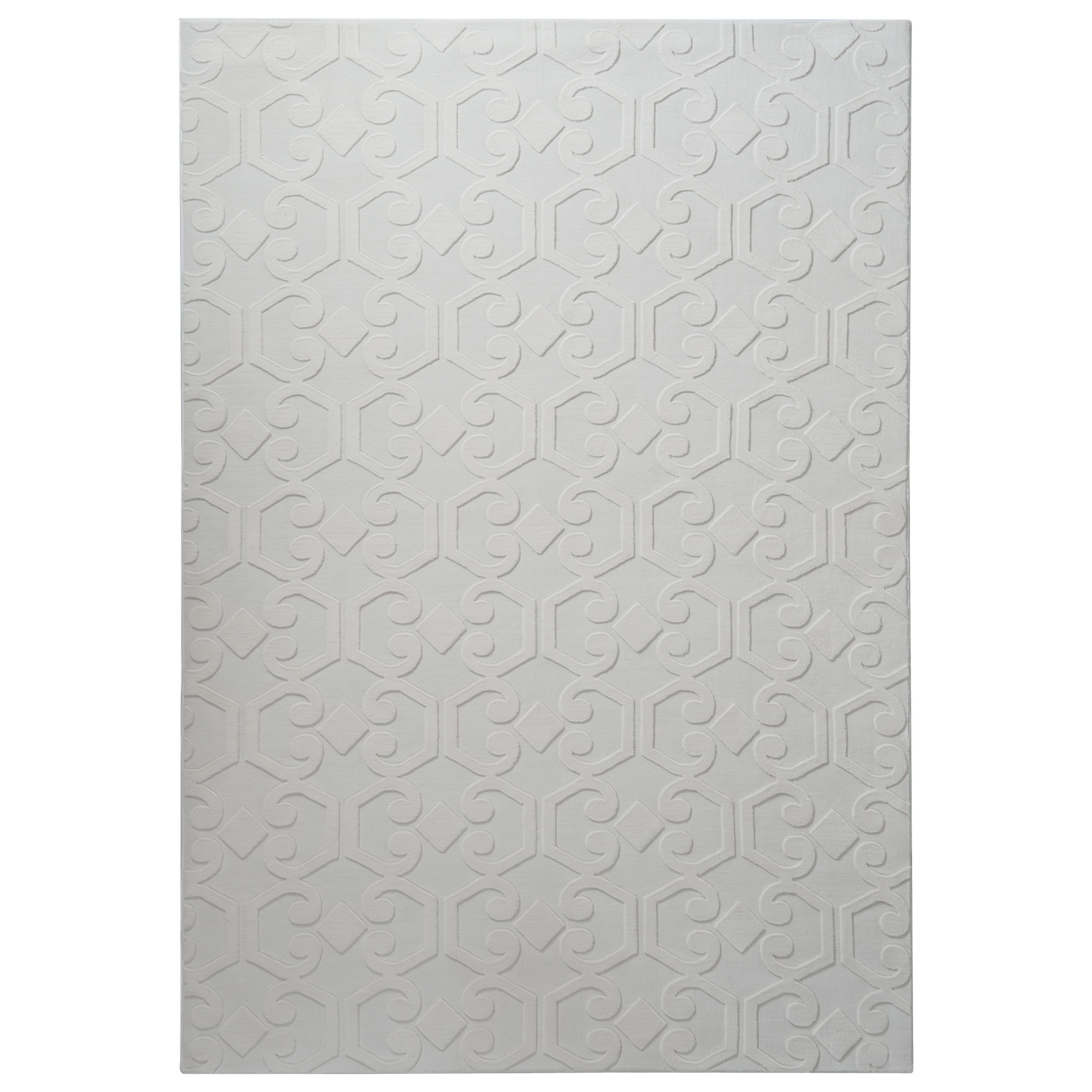 Gulvtæppe GANNETT Lysegrå 160 x 230 cm