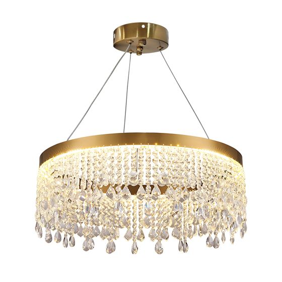 TOOLIGHT hængende loftlampe APP1731-1CP 60cm LED Guld 60x60x100cm