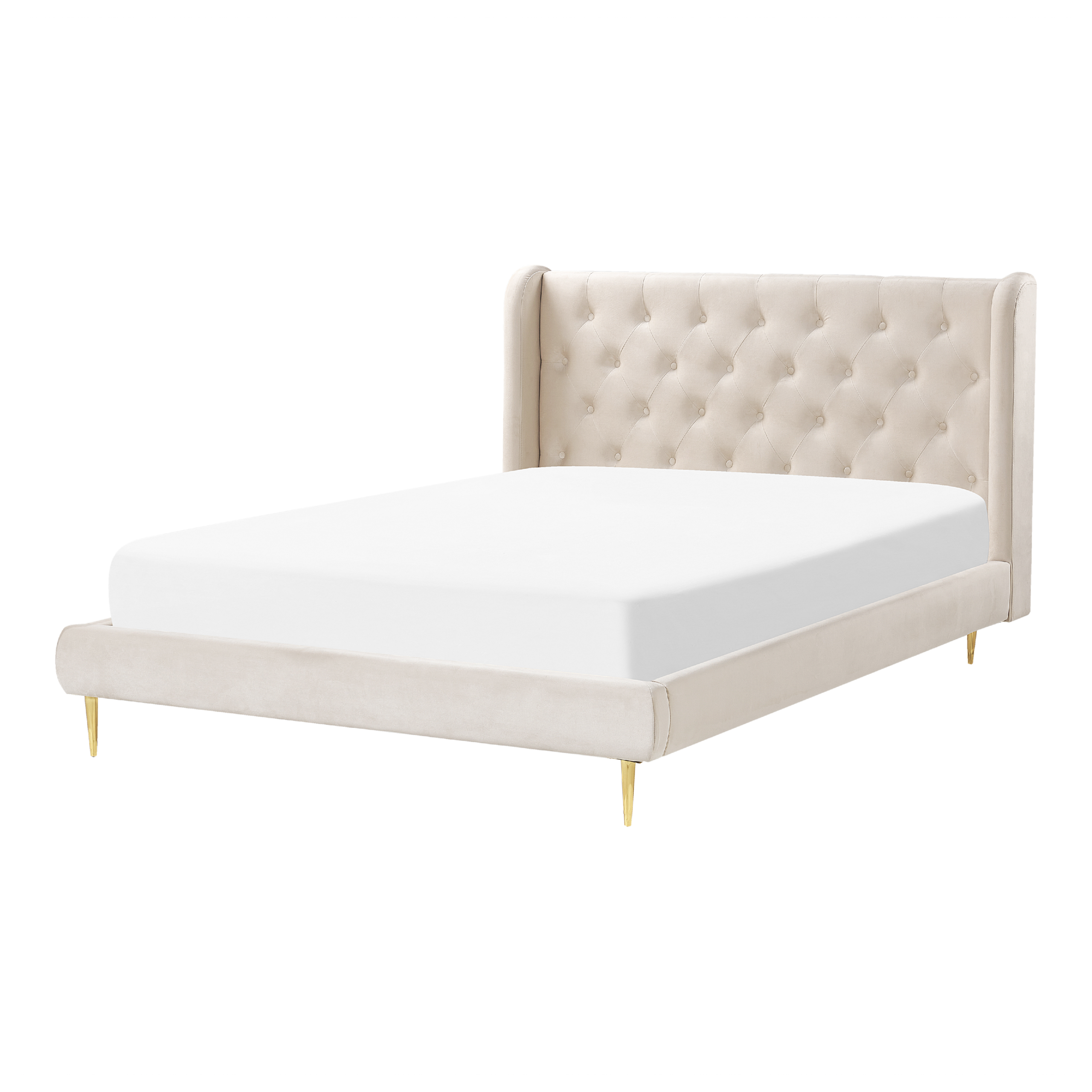 Seng Velour FORBACH 140 x 200 cm Beige