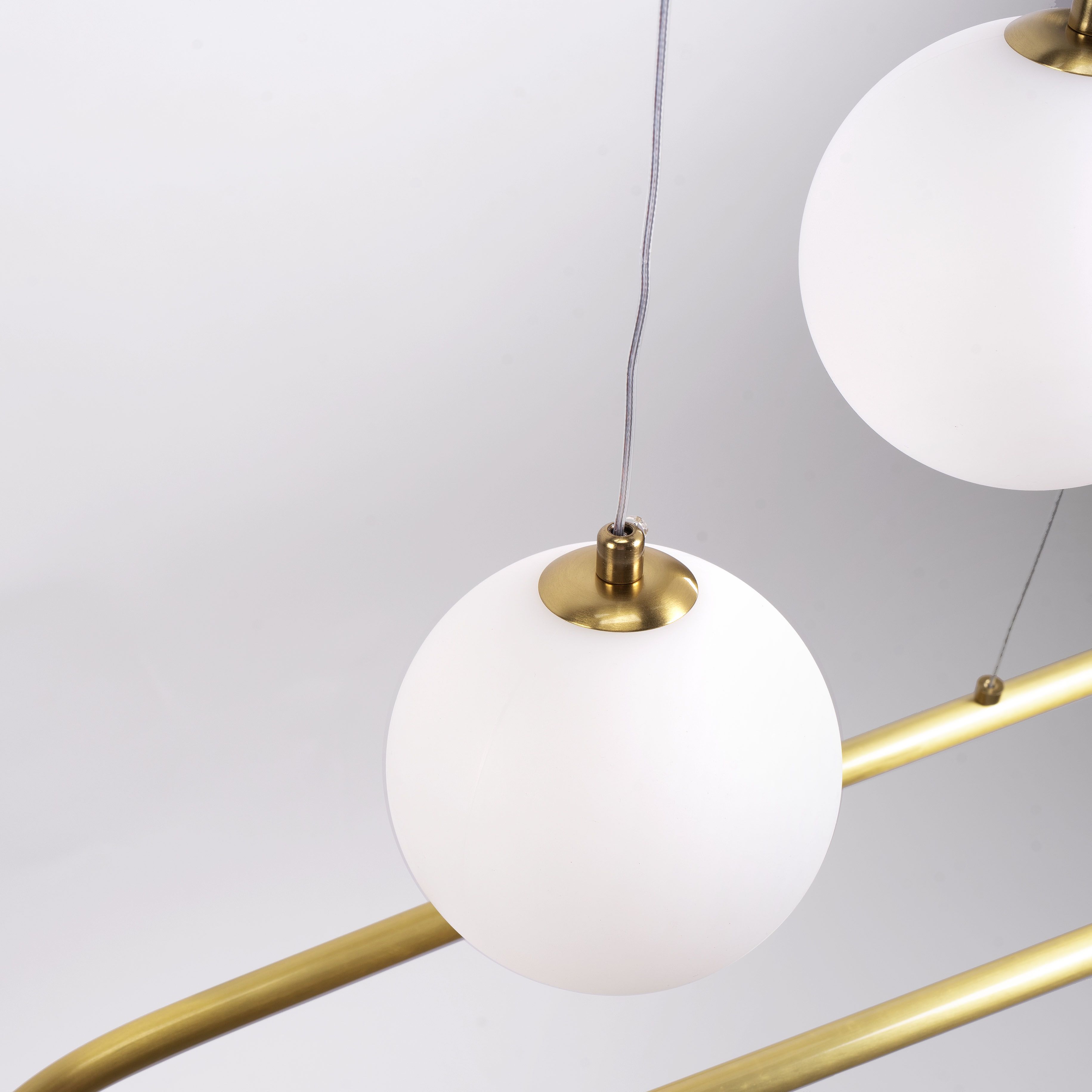 TOOLIGHT hængende loftlampe LHJ039-CP LED Guld/Børstet guld 120x19x100cm