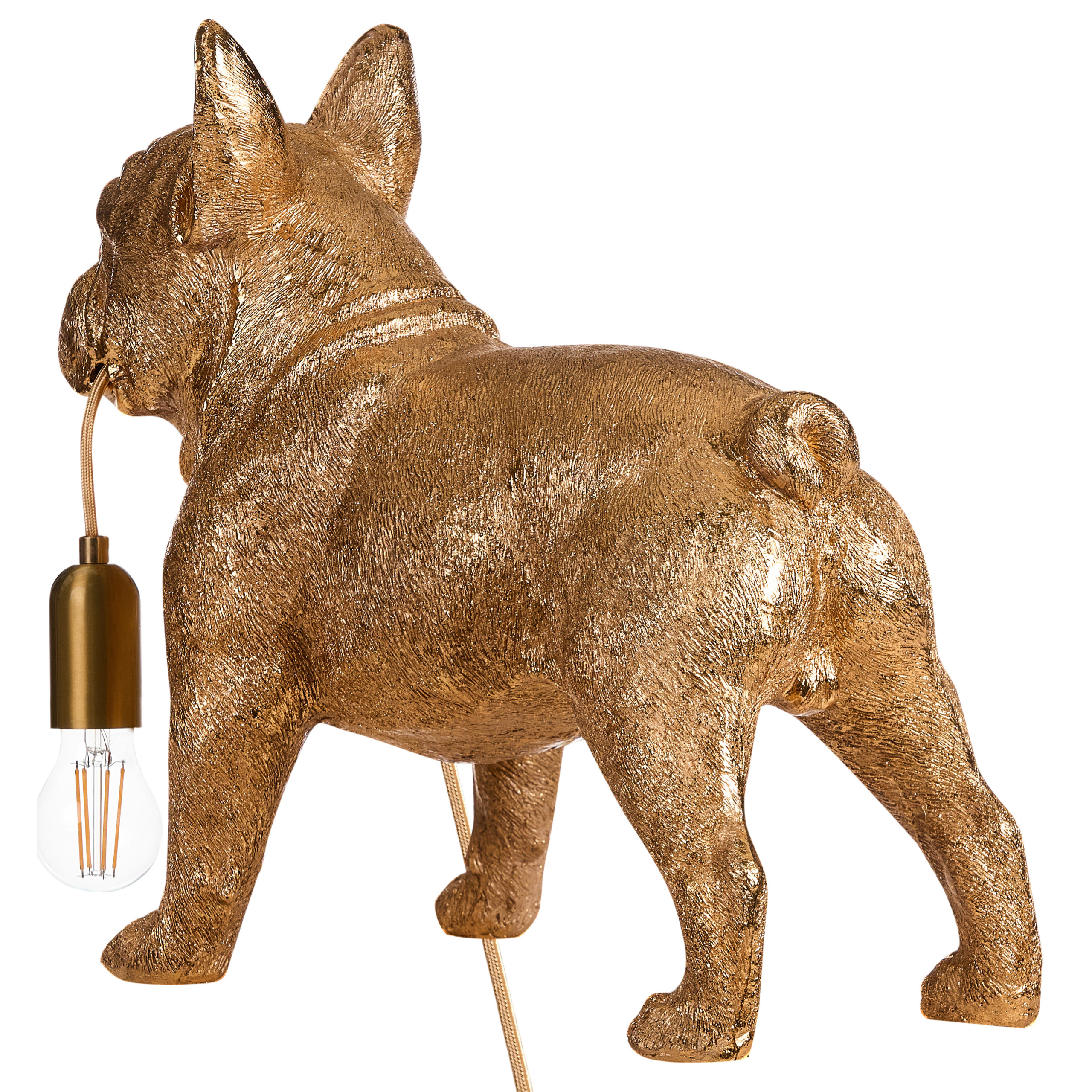 Bordlampe Hund BAXTER Guld