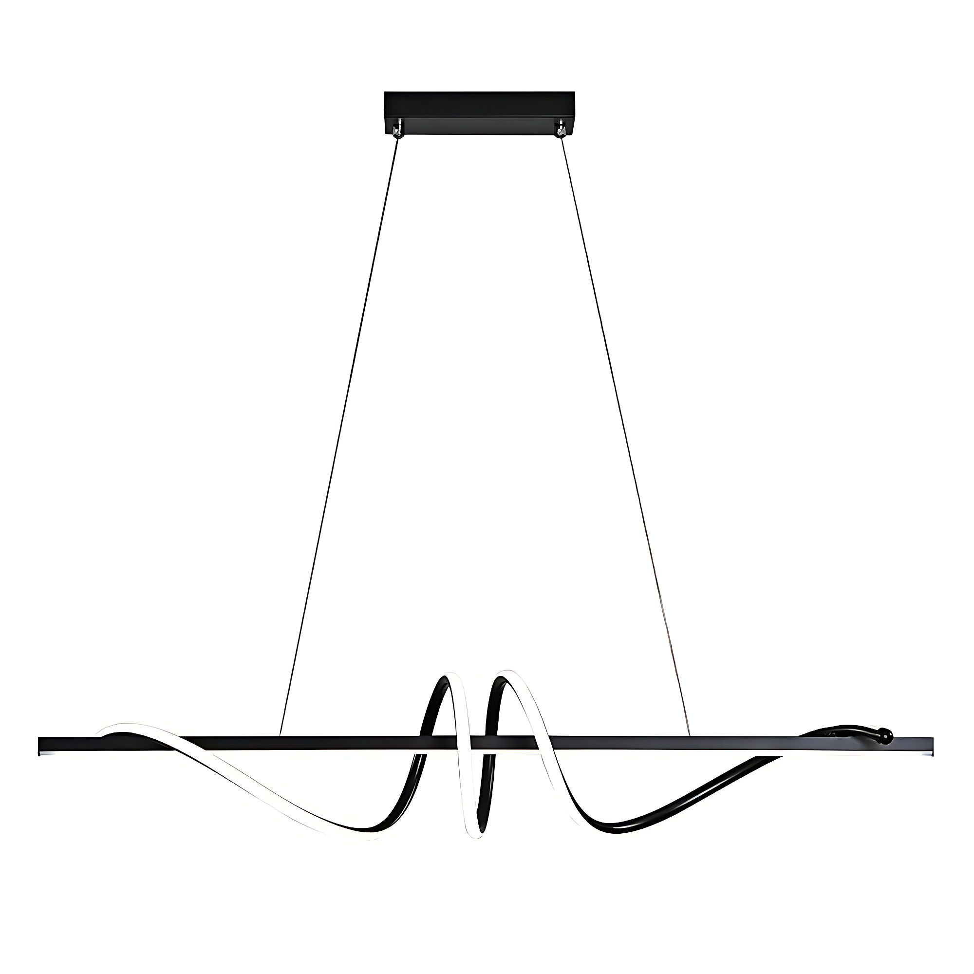 TOOLIGHT hængende loftlampe LHJ023-CP 120cm LED Sort 120x20x20cm