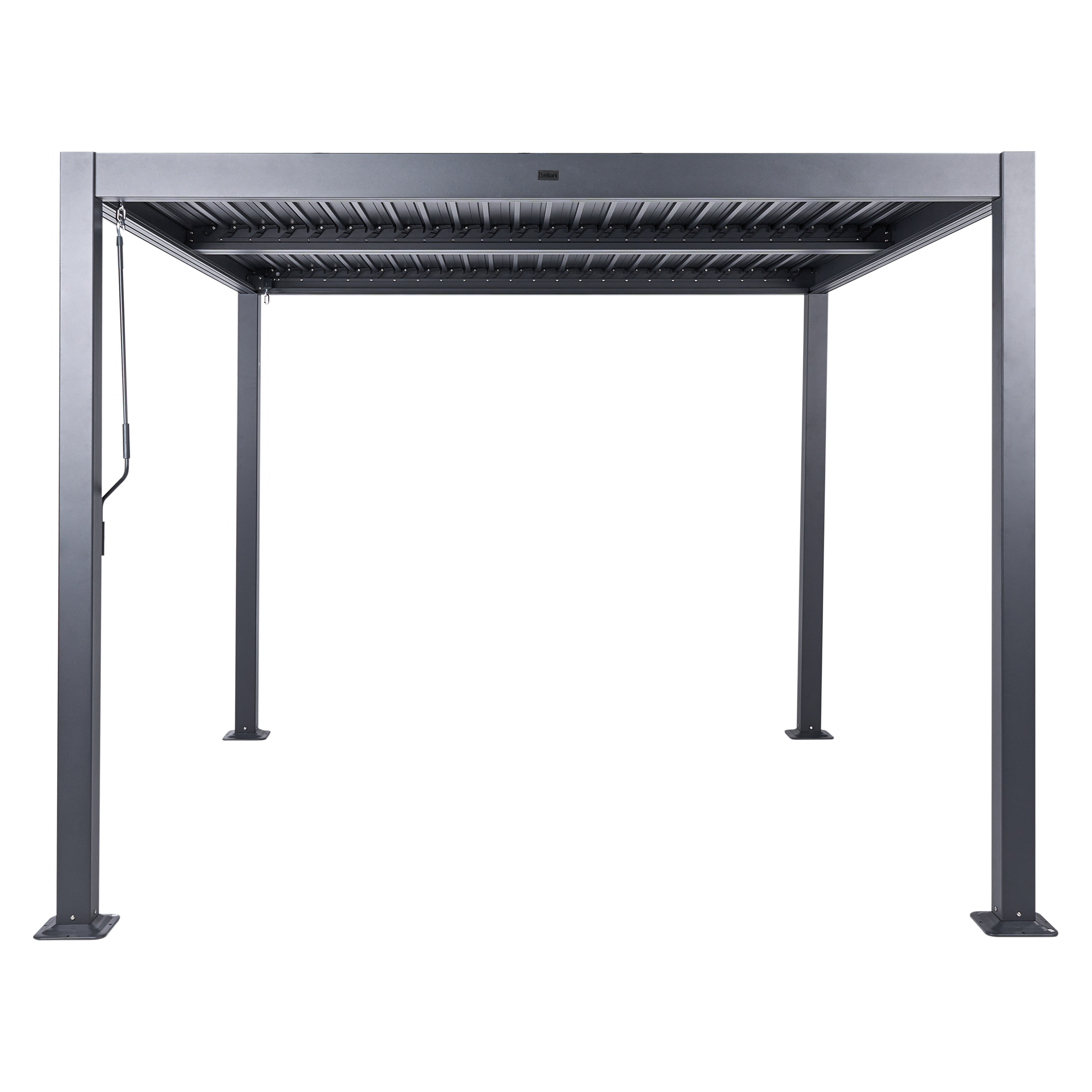 Lysthus FORNOLI 296 cm 296 cm Metal Sort