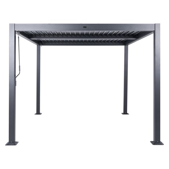 Lysthus FORNOLI 296 cm 296 cm Metal Sort