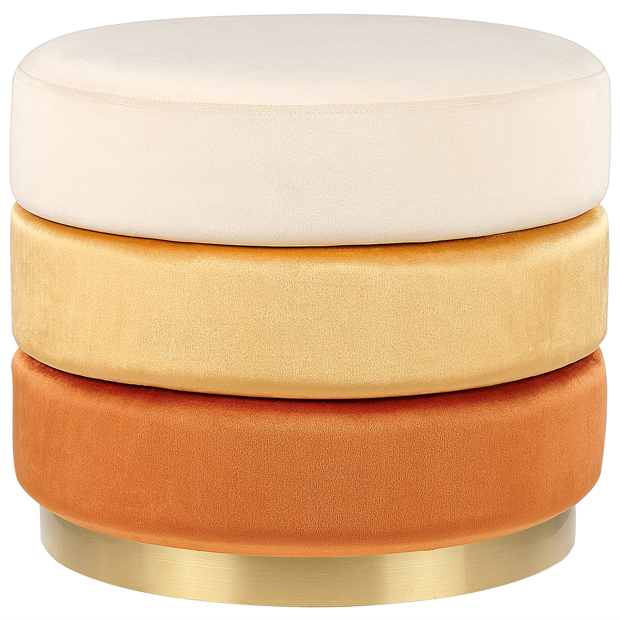 Puf LOUIN Velour Orange