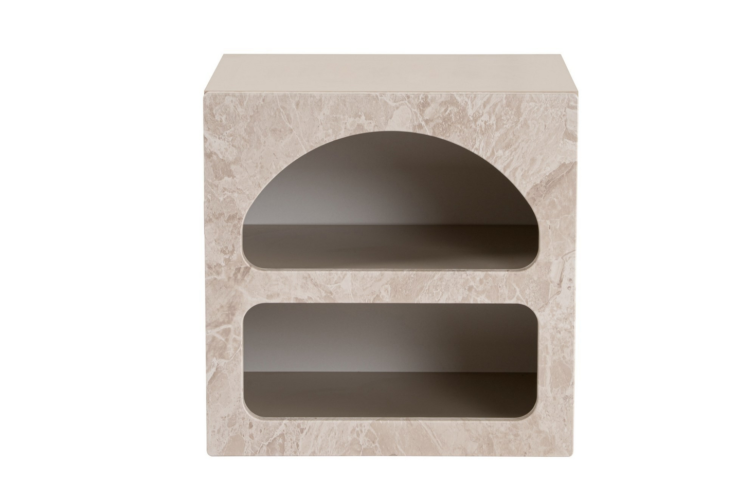 Norda Design Moderne natbord, 50x50x40 cm | 100% melaminbelagt, 18 mm tyk | stilfuldt og funktionelt