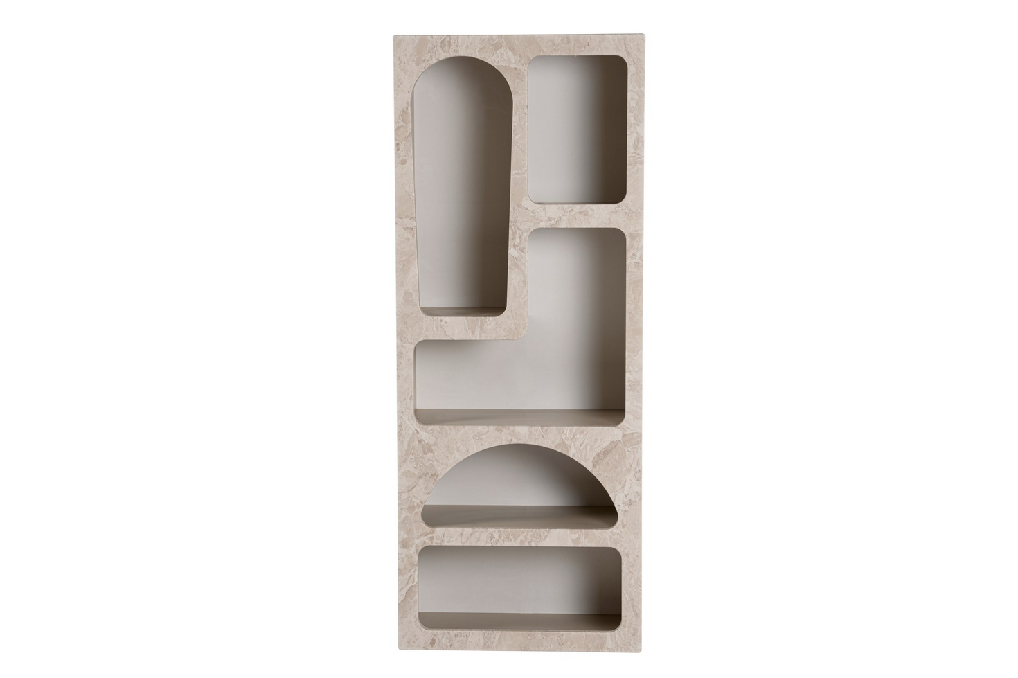 Norda Design Moderne reol, 60x150x32 cm, 100% melaminbelagt, elegant design