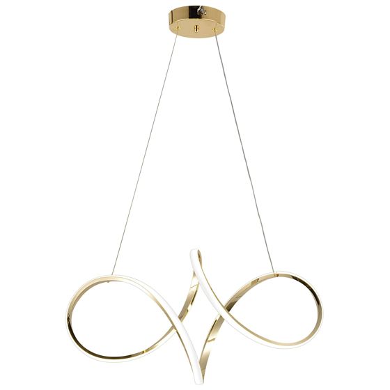 TOOLIGHT hængende loftlampe LED G081-1CP Guld 60x60x40cm
