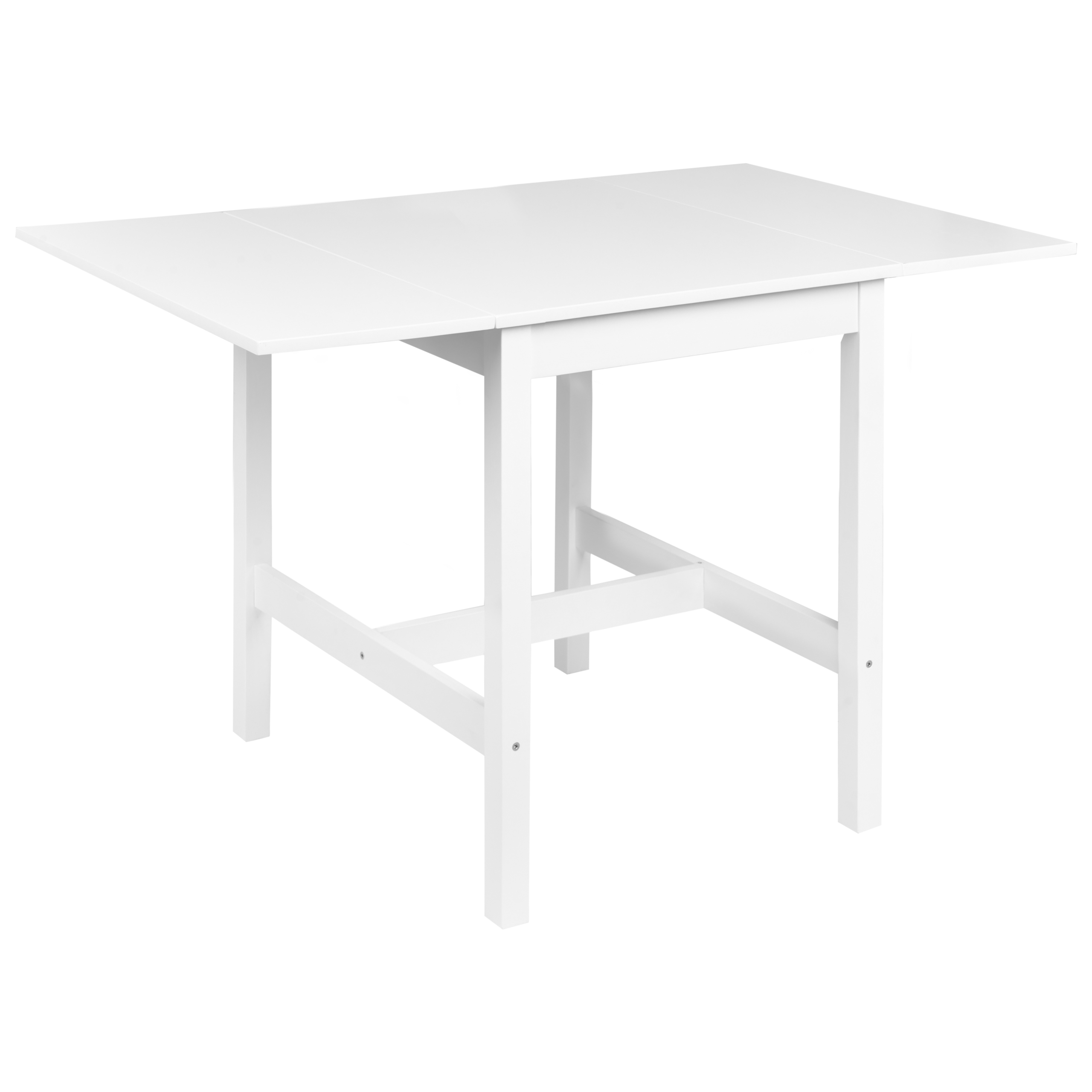 Spisebord med udtræk VERA Hvid 60/120 cm 74 cm Fyretræ