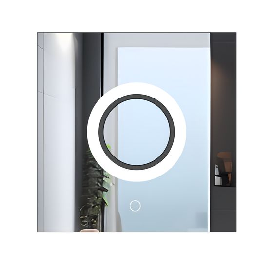 REA spejl LED YH-BL-12 60X60CM Gennemsigtig 60x60x2cm