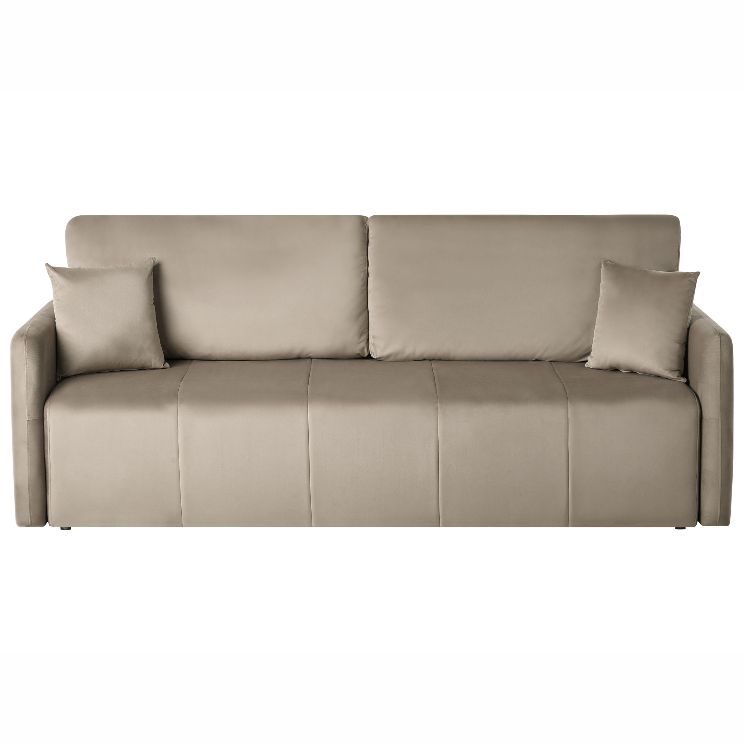Sovesofa 3 personers EGGE Velour Brungrå