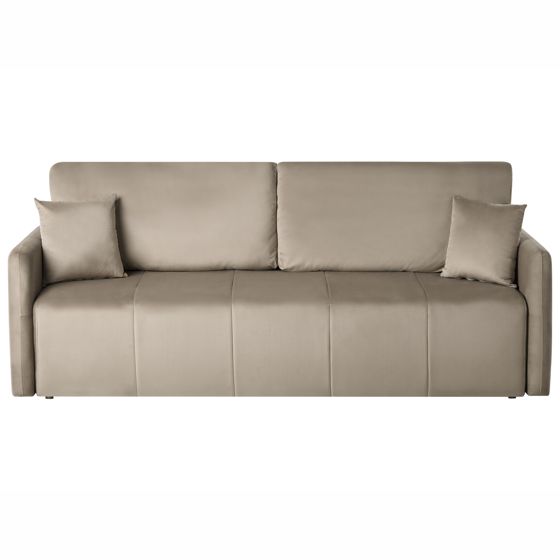 Sovesofa 3 personers EGGE Velour Brungrå