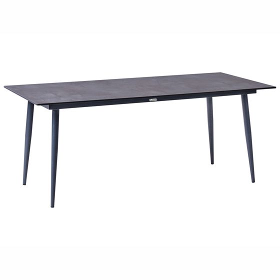 Havebord TOLENTINO 180 cm 90 cm Sten effekt Grå