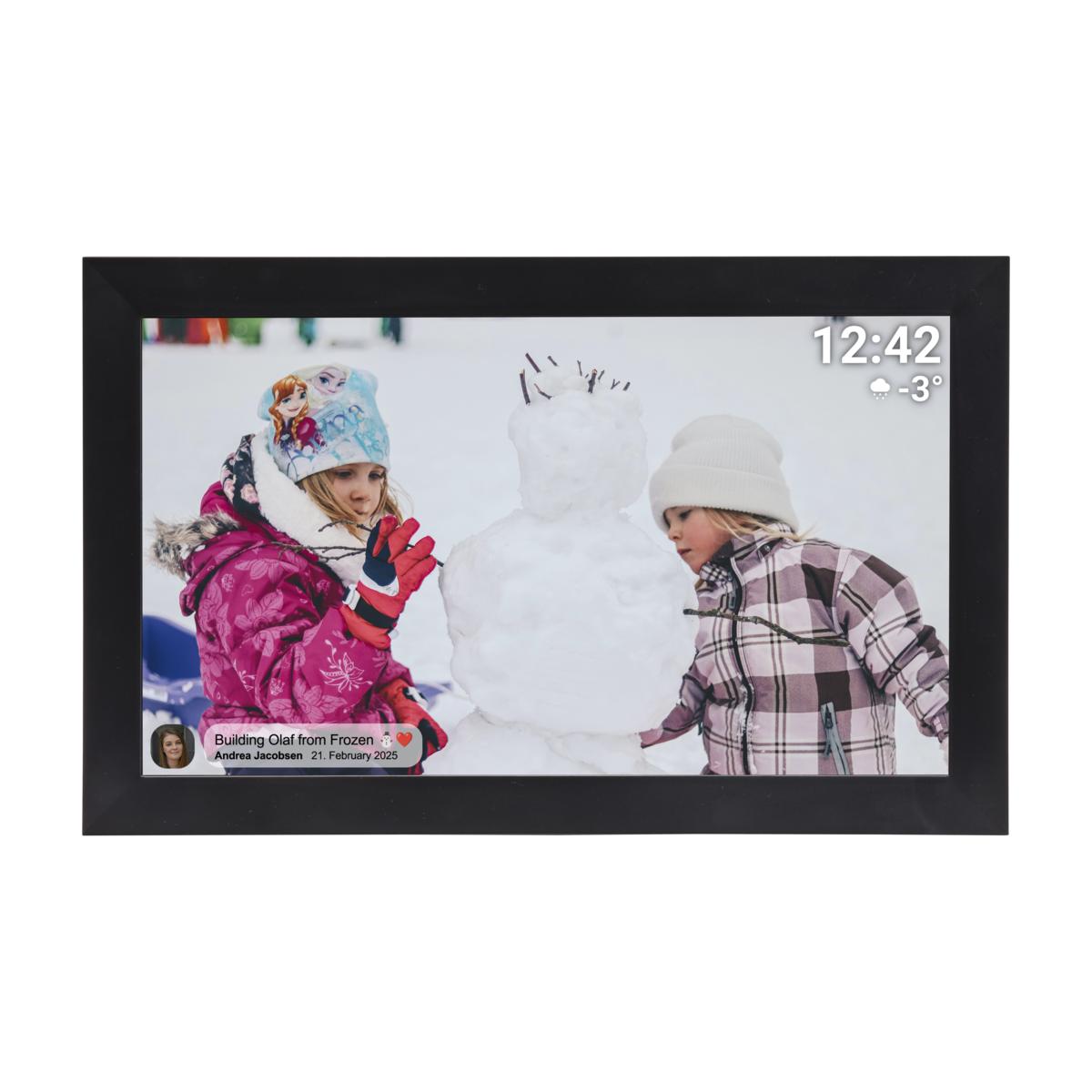 Denver PFF-1504B Digitale fotoramme Sort