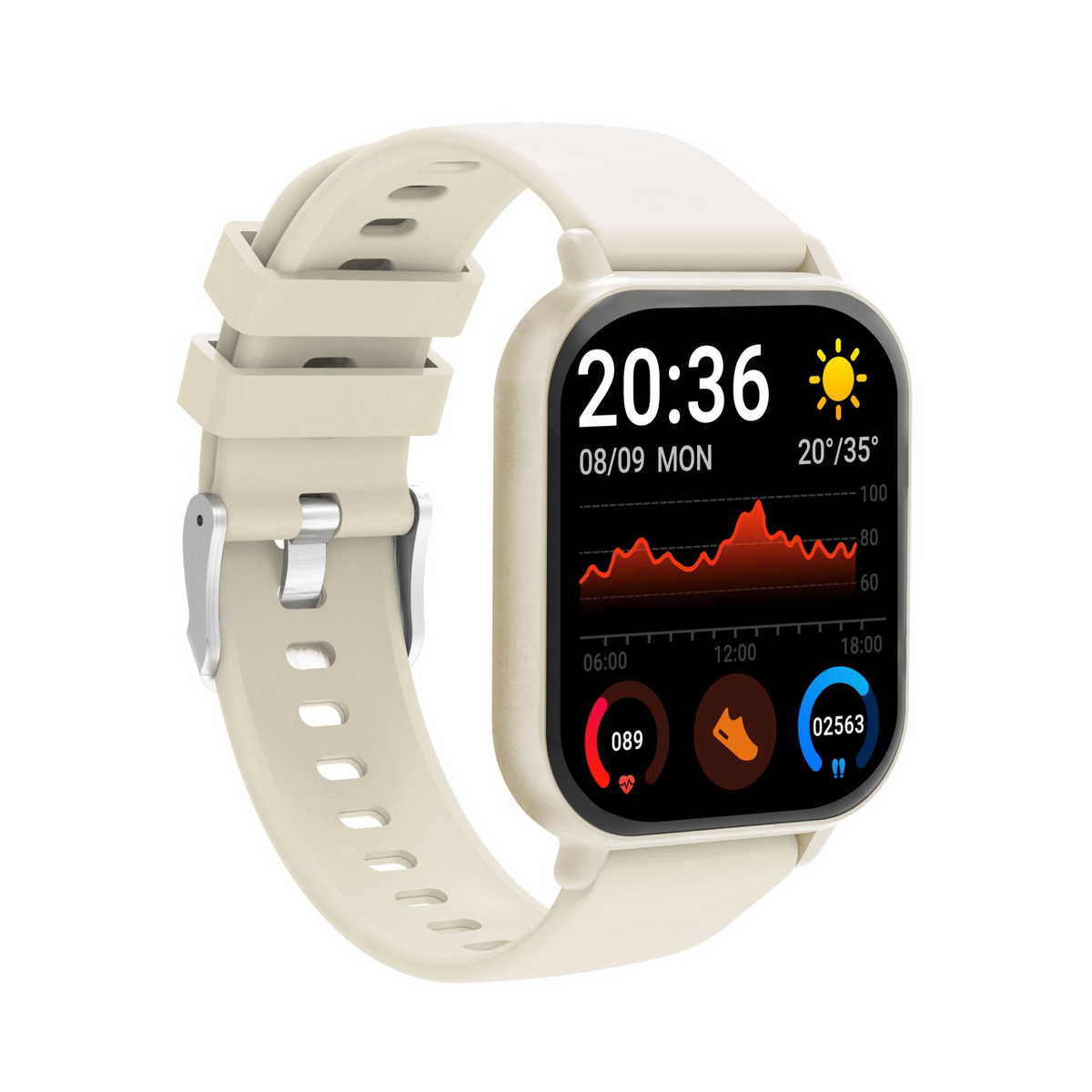 Denver SWC-176BE smartwatch, beige