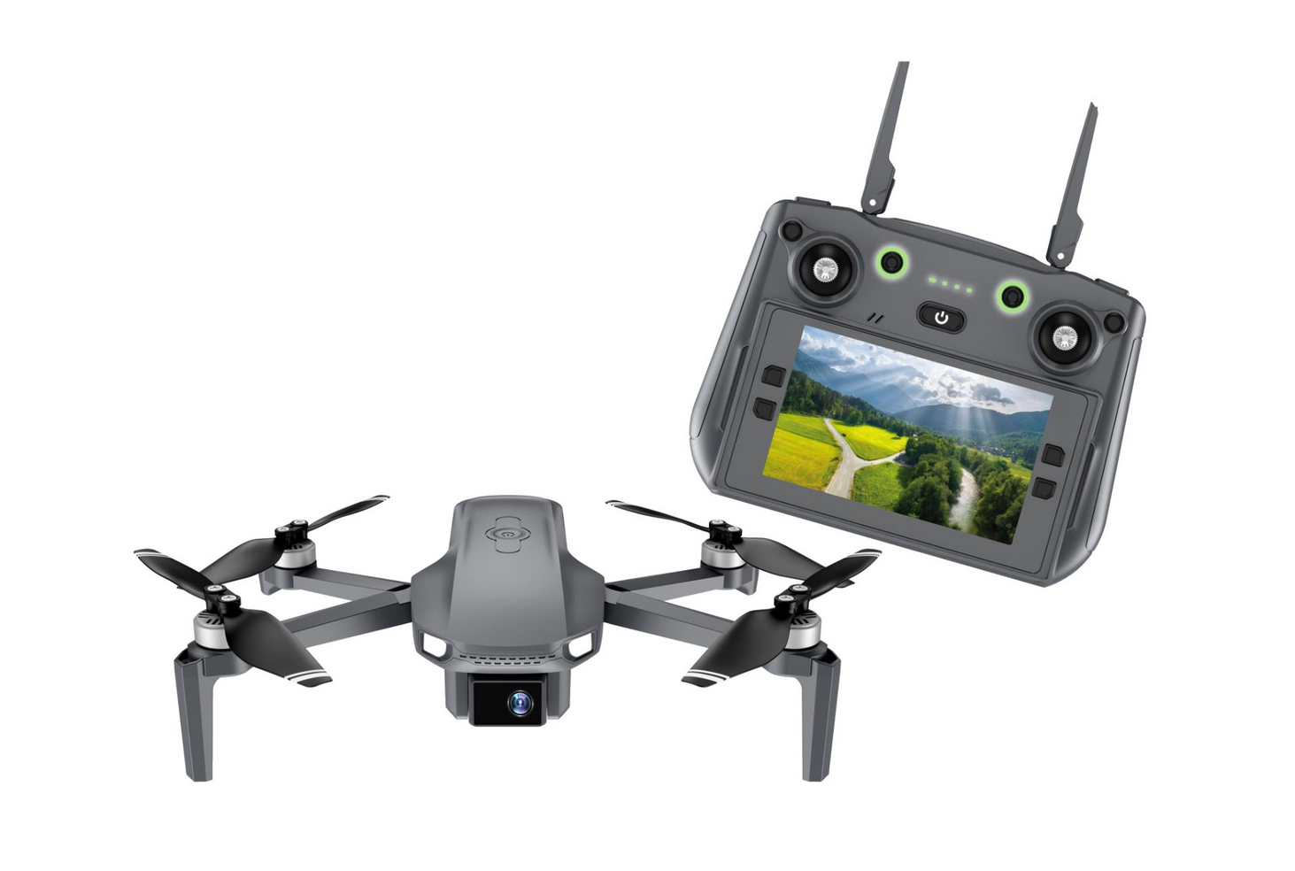 Denver DCG-3572 GPS-kameradrone med børsteløse motorer