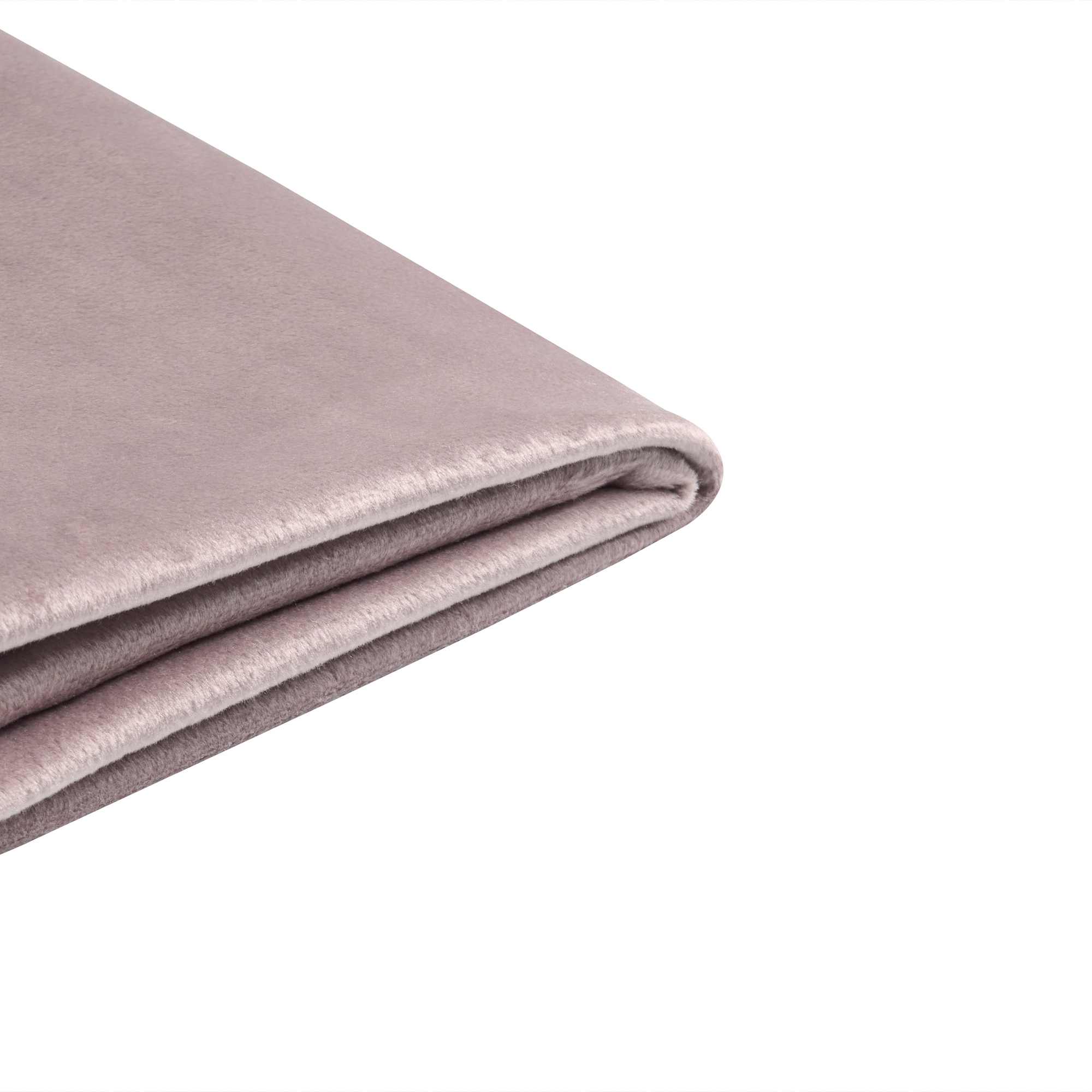 Sengekappe Velour FITOU 140 x 200 cm Lyserød