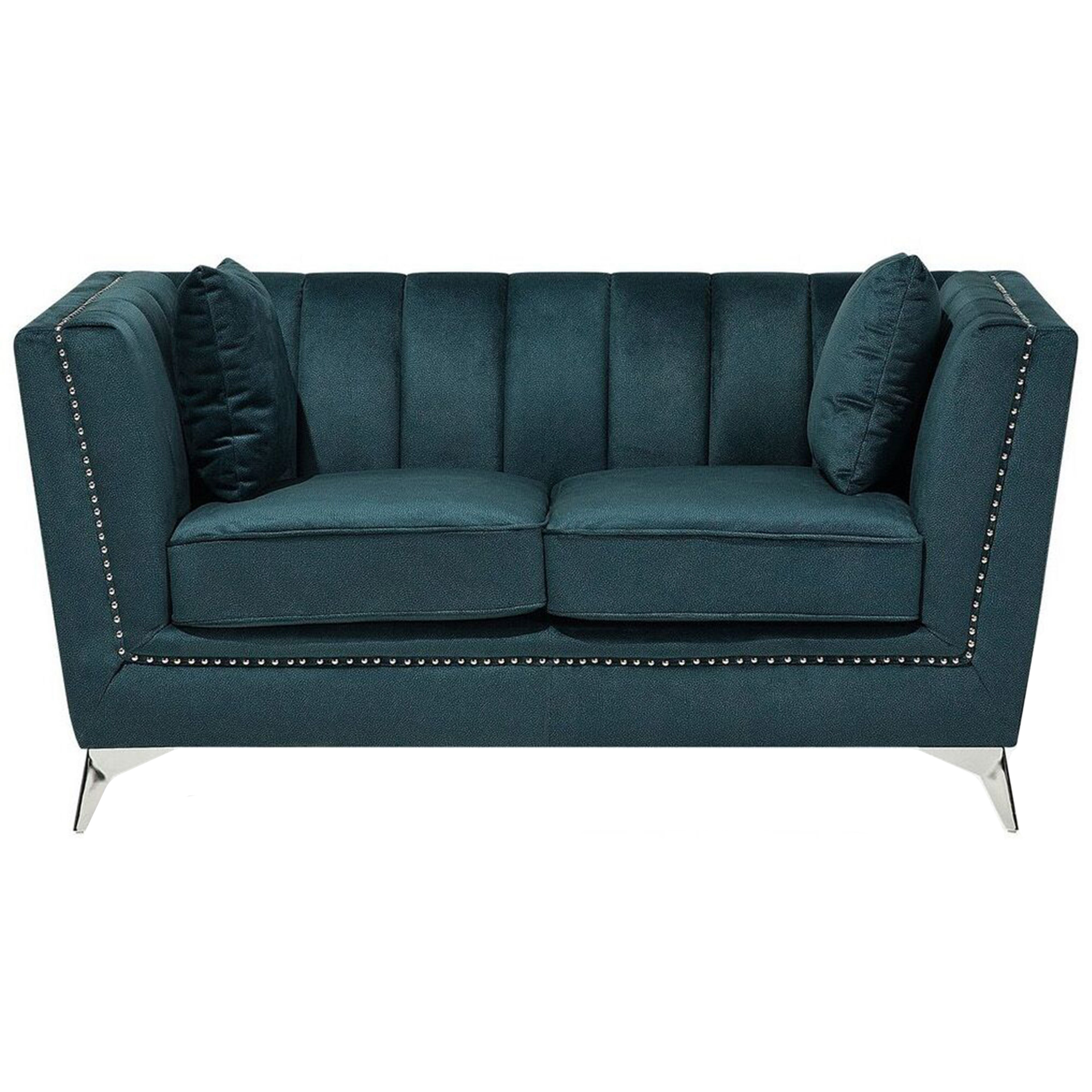 Sofa 2 personers GAULA Velour Blågrøn
