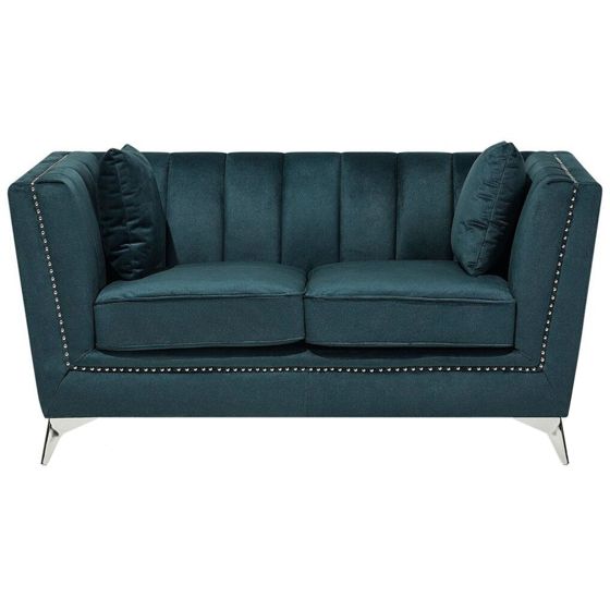 Sofa 2 personers GAULA Velour Blågrøn