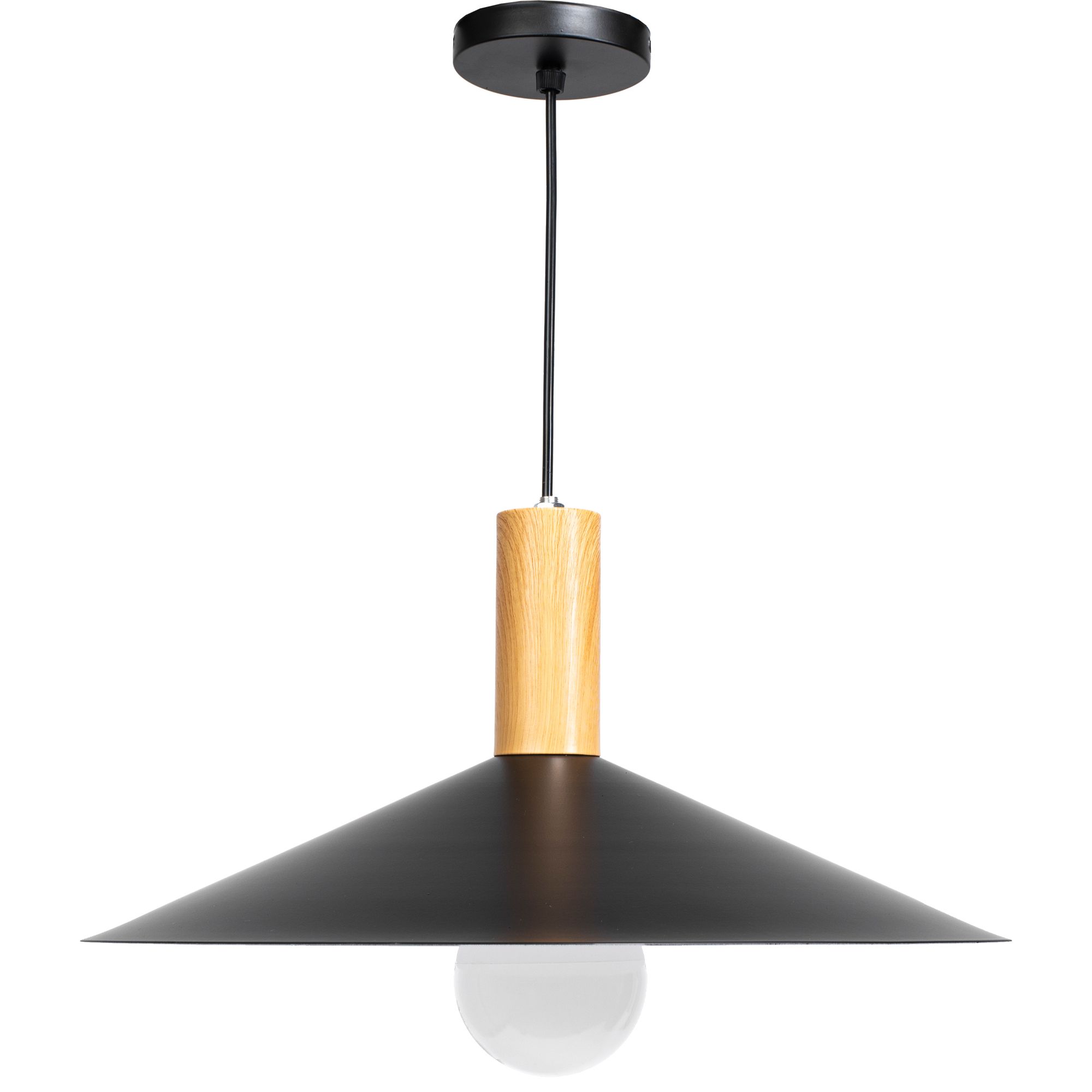 TOOLIGHT hængende loftlampe APP1084-1CP Sort 45x45x22cm