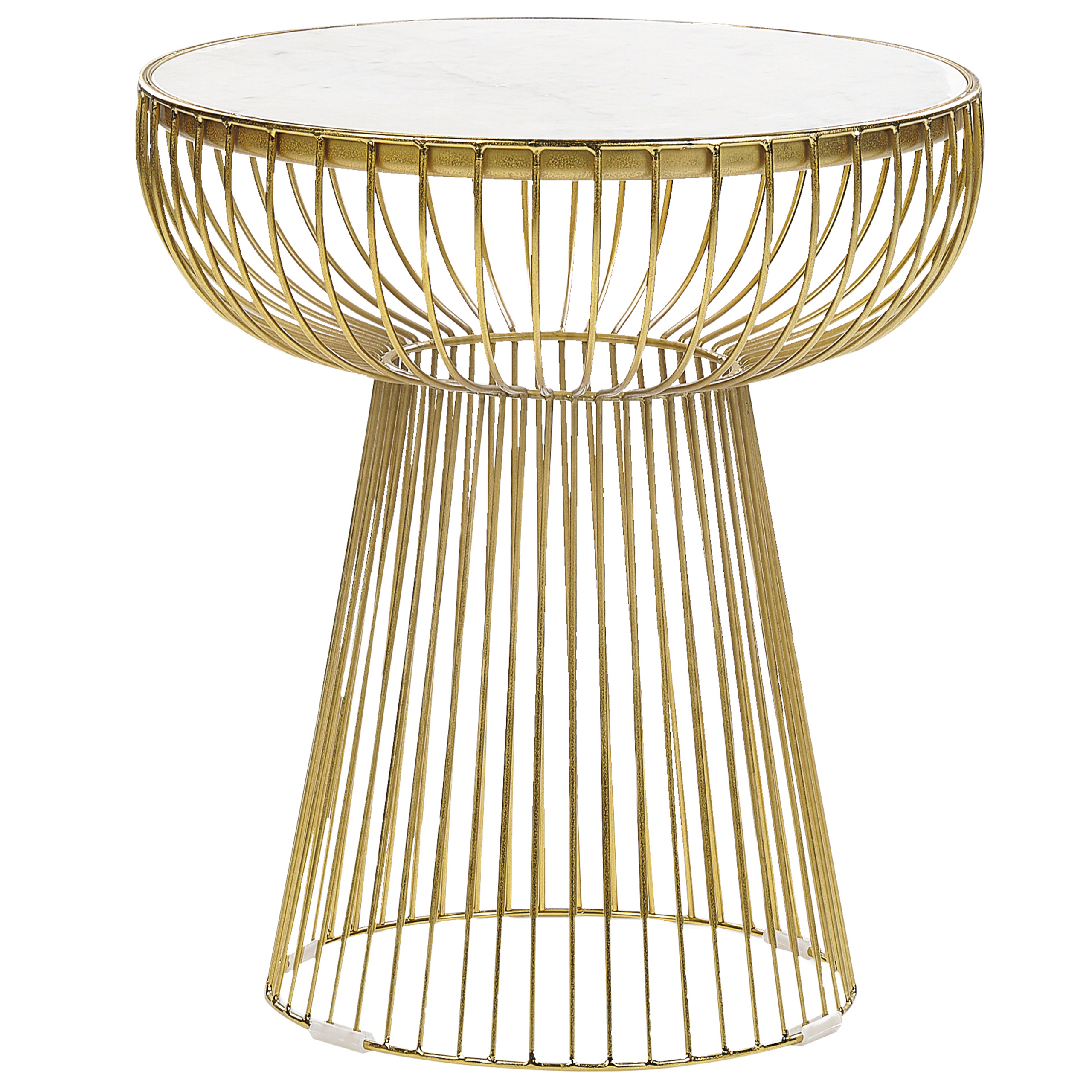Bord CHEYNES Marmor Guld