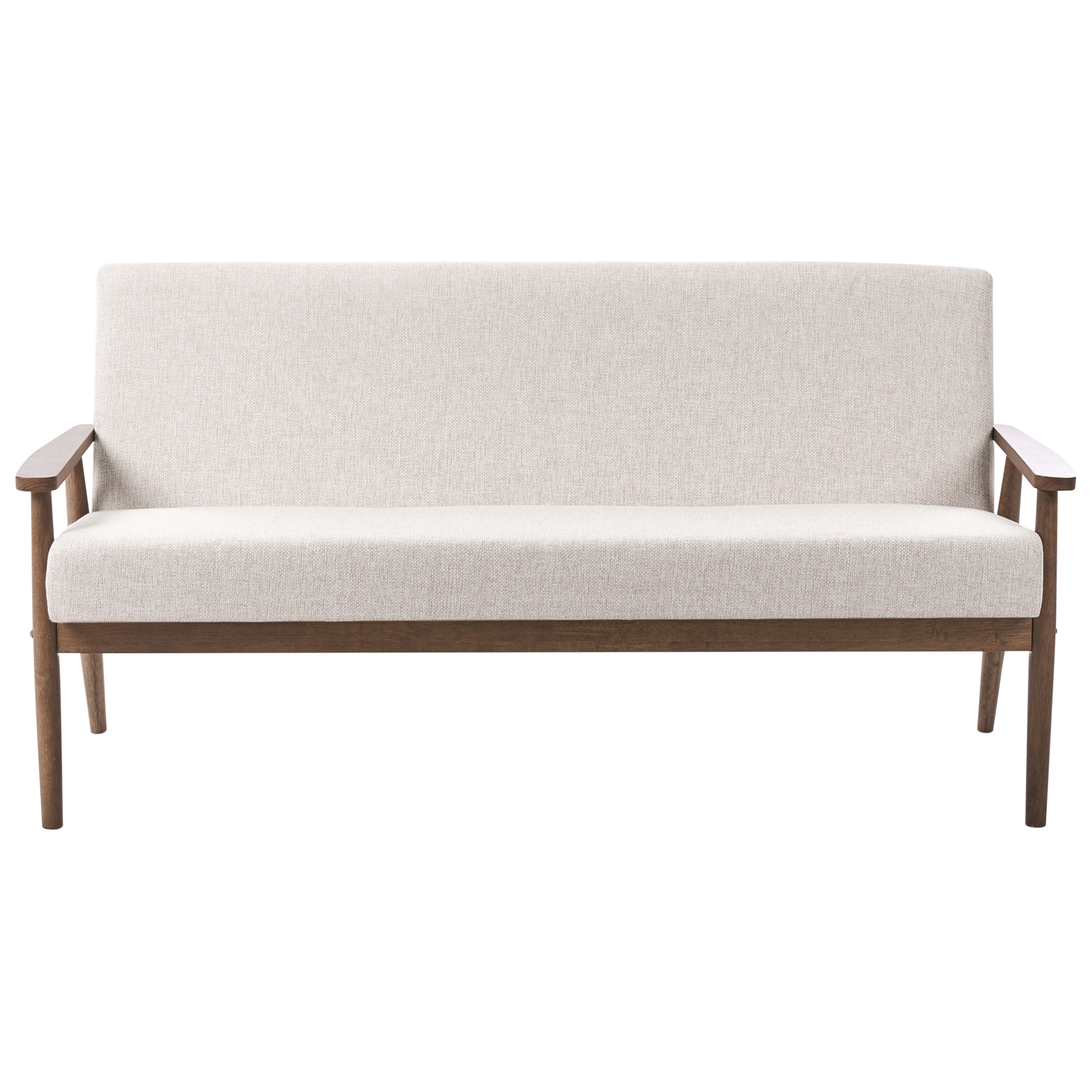 Sofa 3 personers ESRUM Mørkebrun/beige