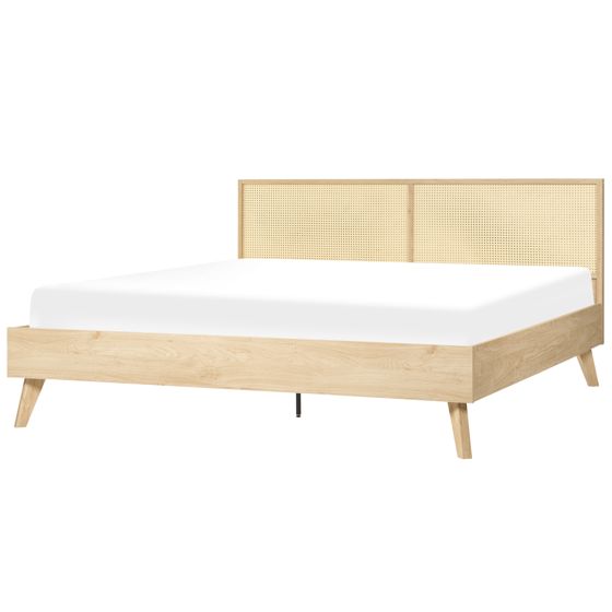 Seng Rattan MONPAZIER 180 x 200 cm Lysebrun