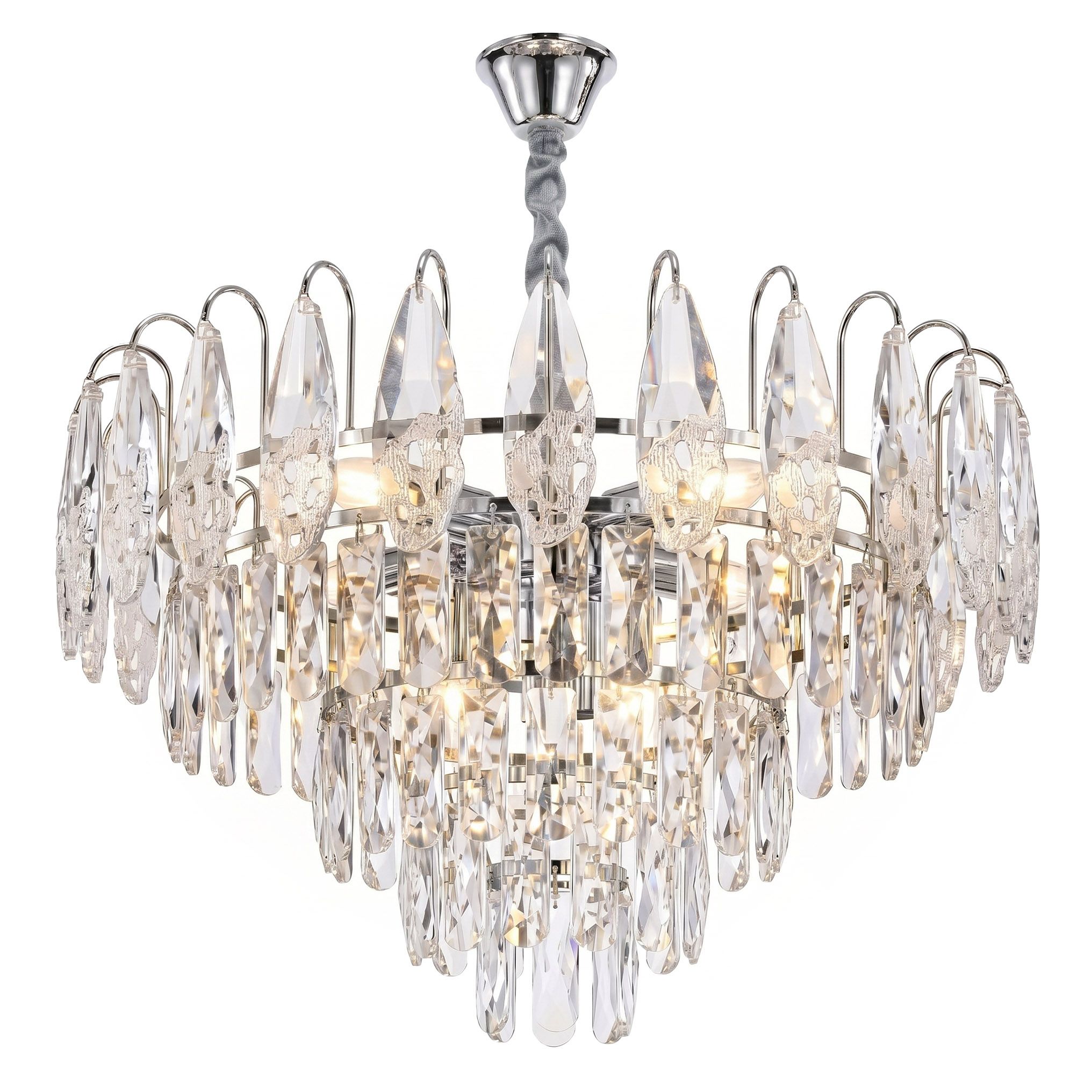 TOOLIGHT hængende loftlampe SWE079-CP 50cm Krom 50x50x79,5cm