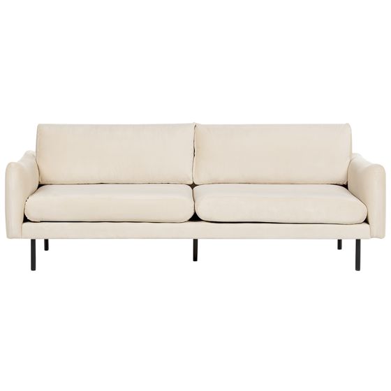 Sofa 3 personers VINTERBRO Velour Lys Beige